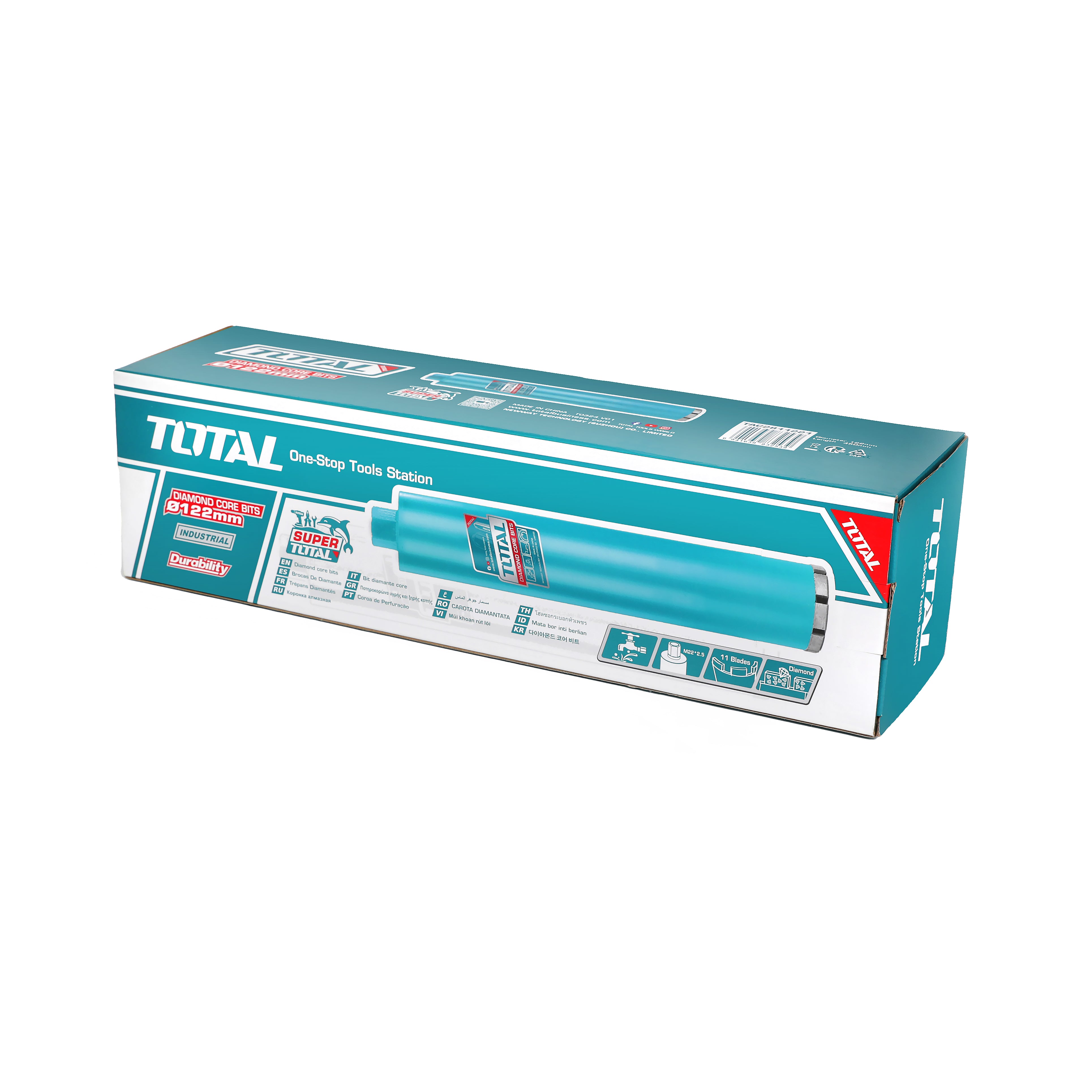 Total Diamond Core Drill Bit - 122mm - TAC2811221