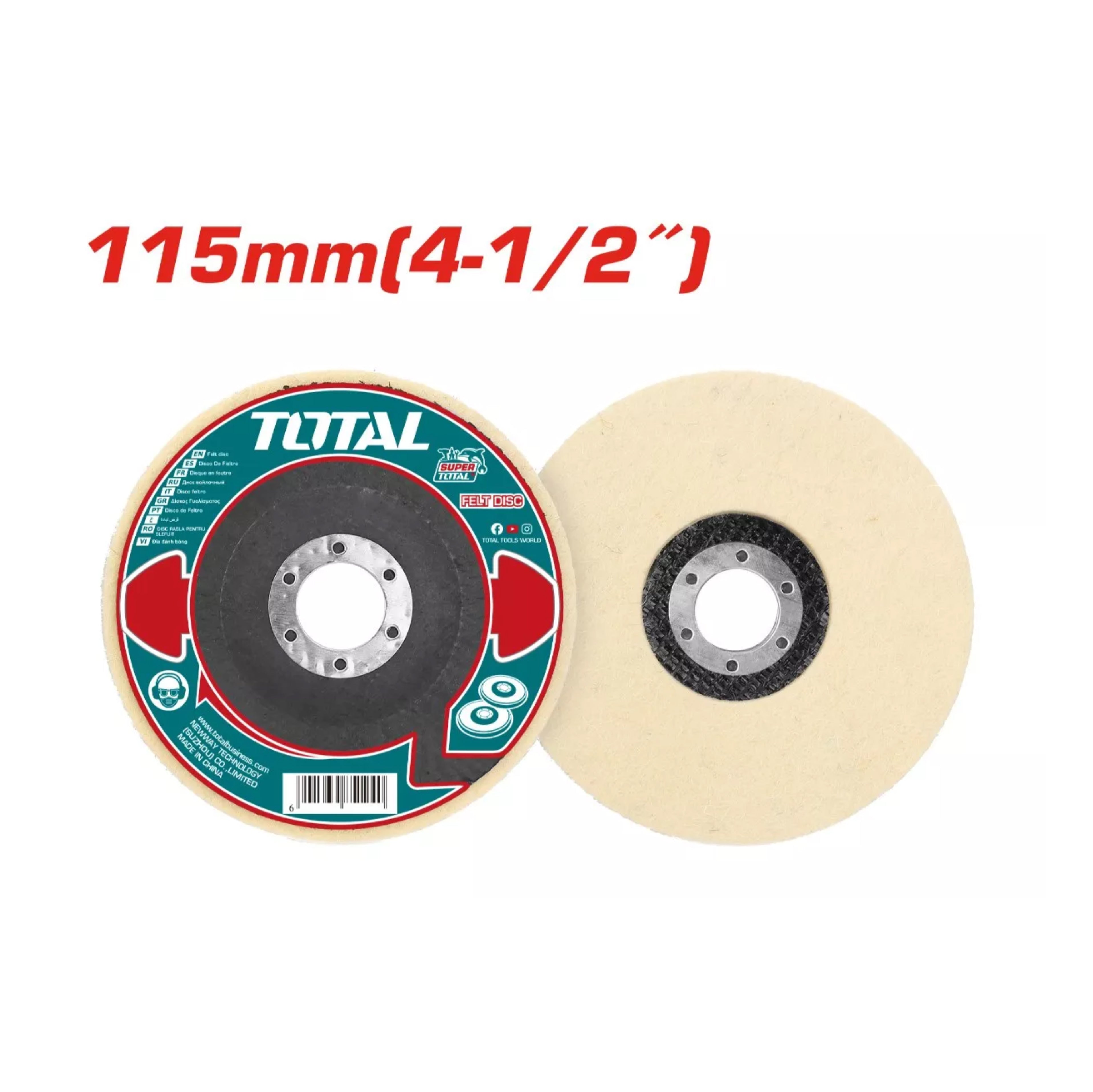 Total Felt Disc - 115mm - TAC671151
