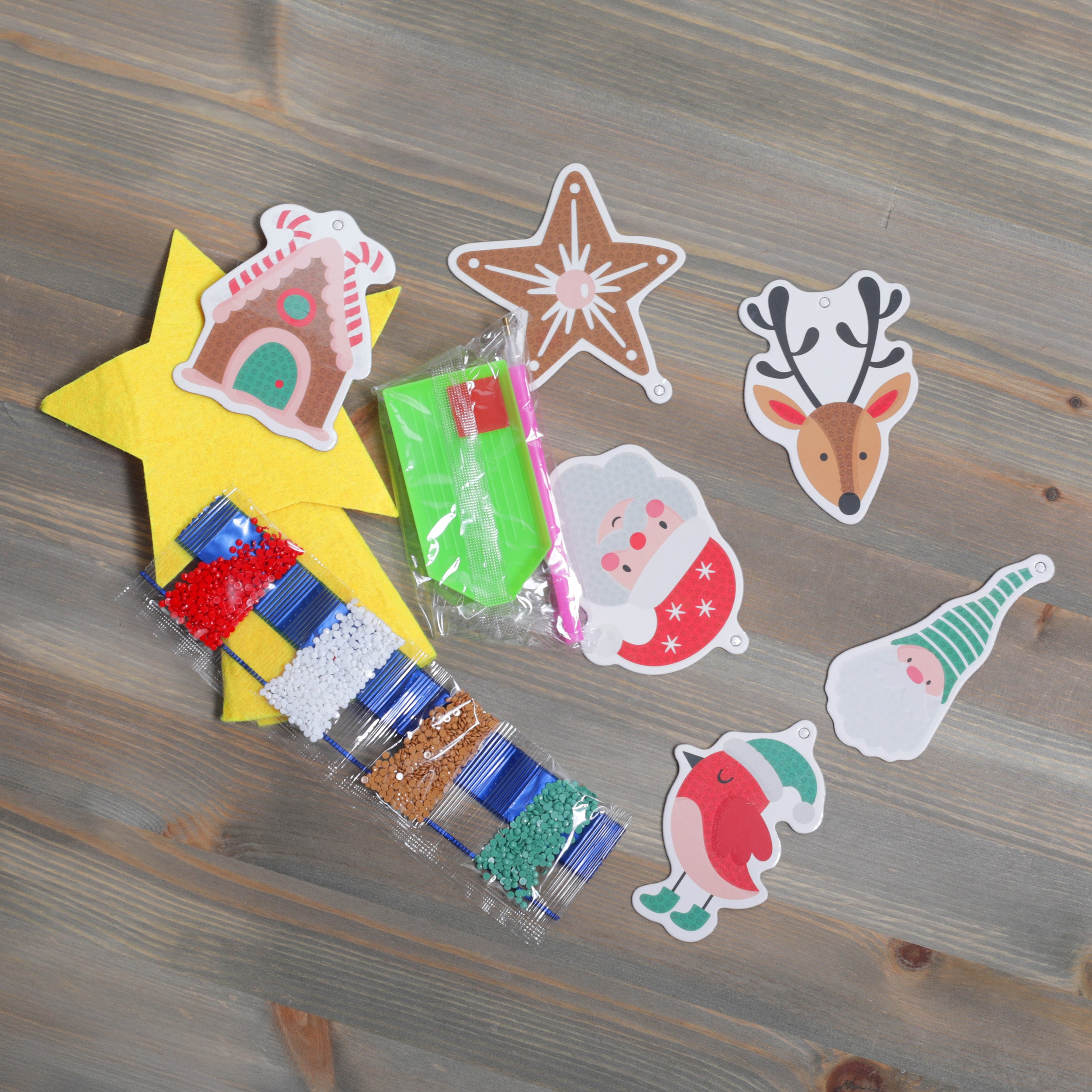 Felt Christmas Tree Deco Set various design's