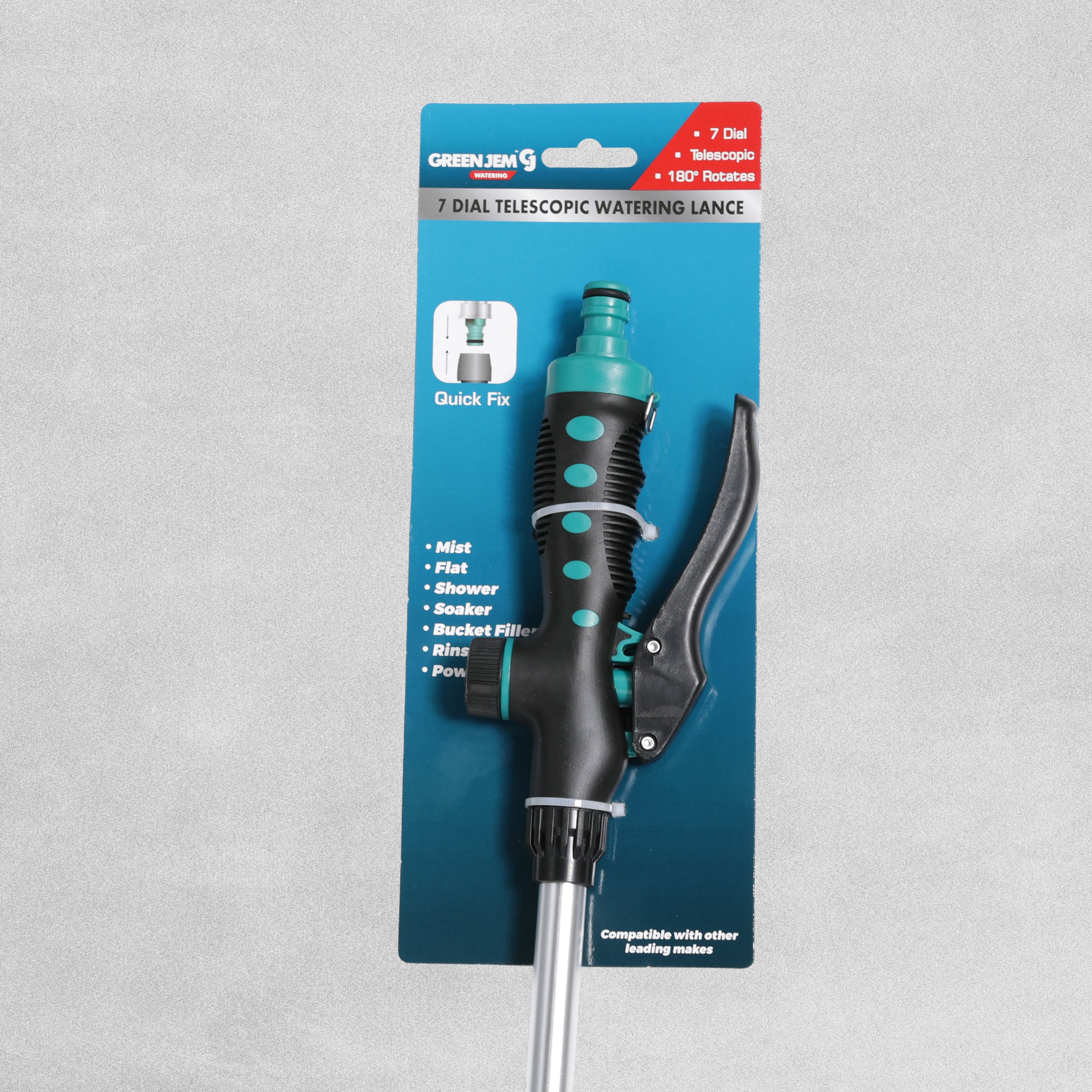 Green Jem 7 Dial Telescopic Watering Lance