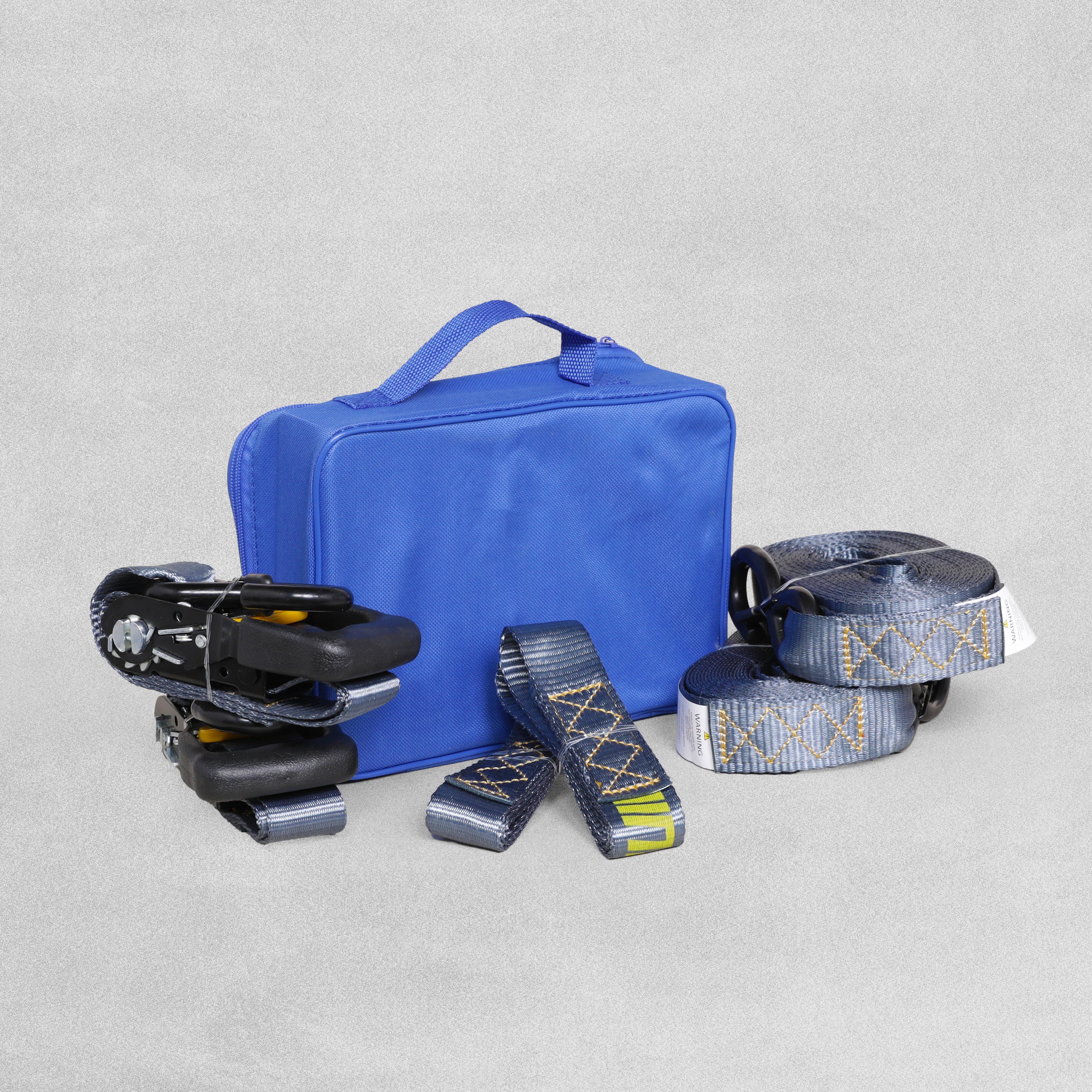 Builder Pro Heavy Duty Ratchet Tie Downs - 2pcs - 7.5m x 38mm