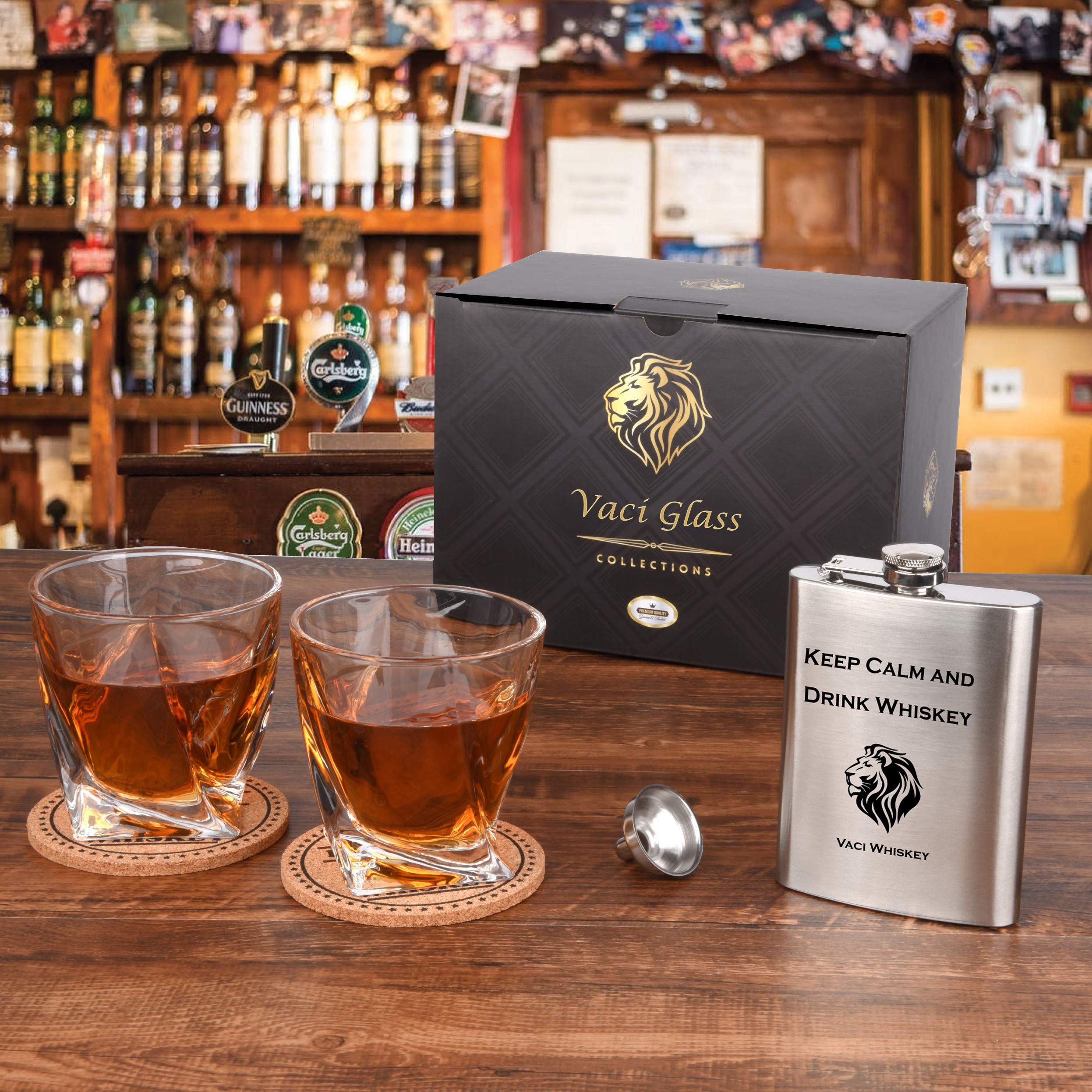 'Twist' Glass Whiskey Gift Set