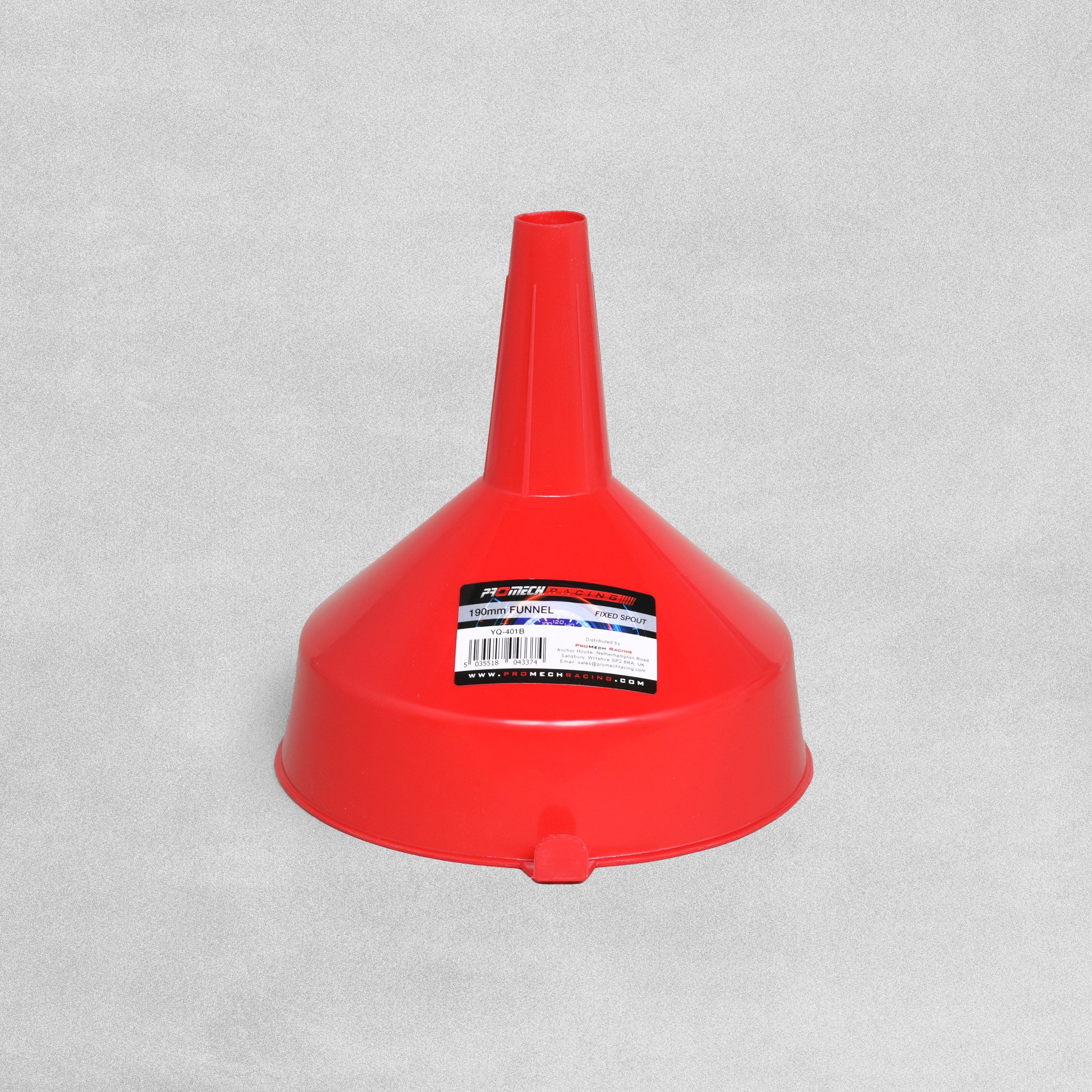 Promech Medium 190mm Fixed Spout Quick Fill Funnel