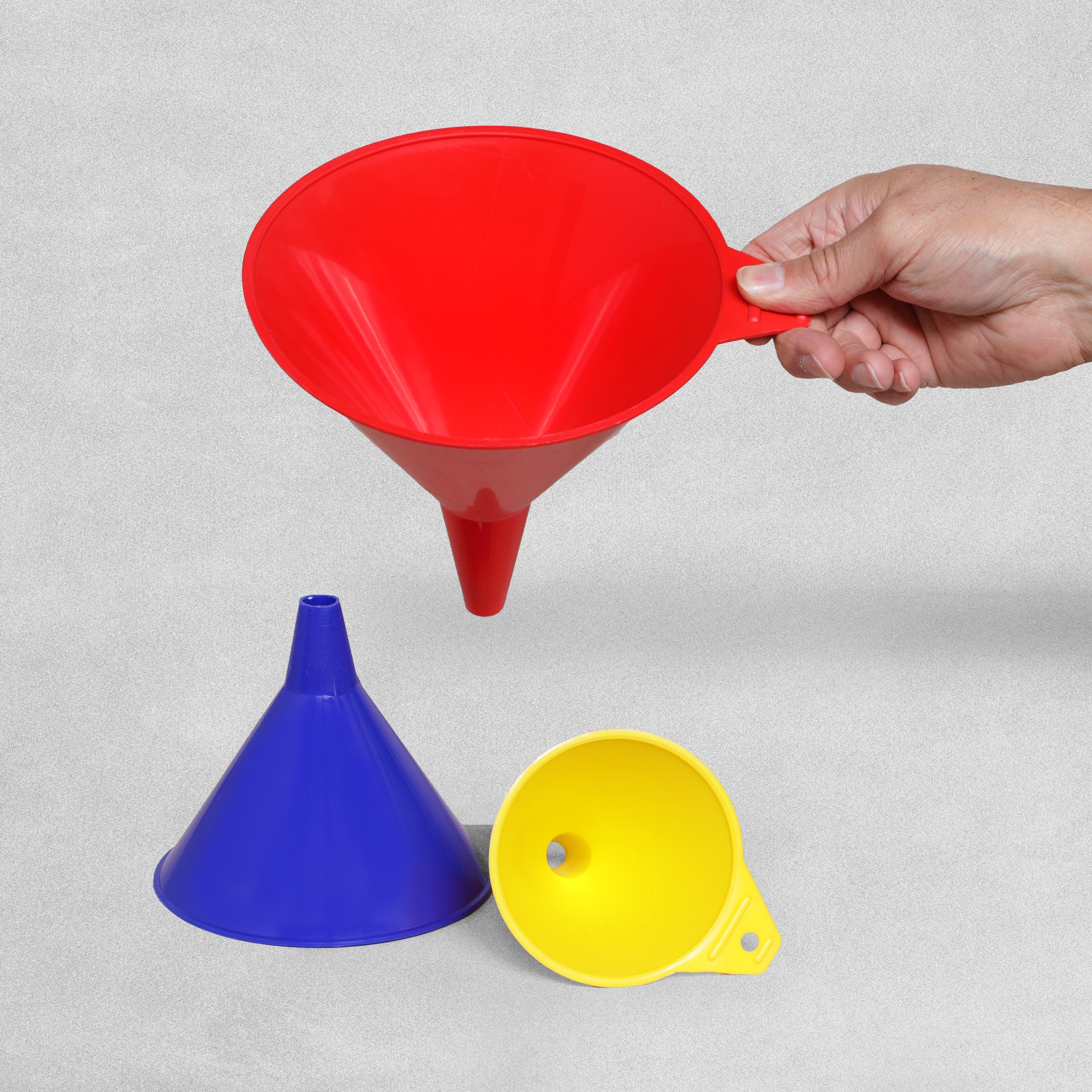 Promech 3pc Fixed Spout Funnel Set