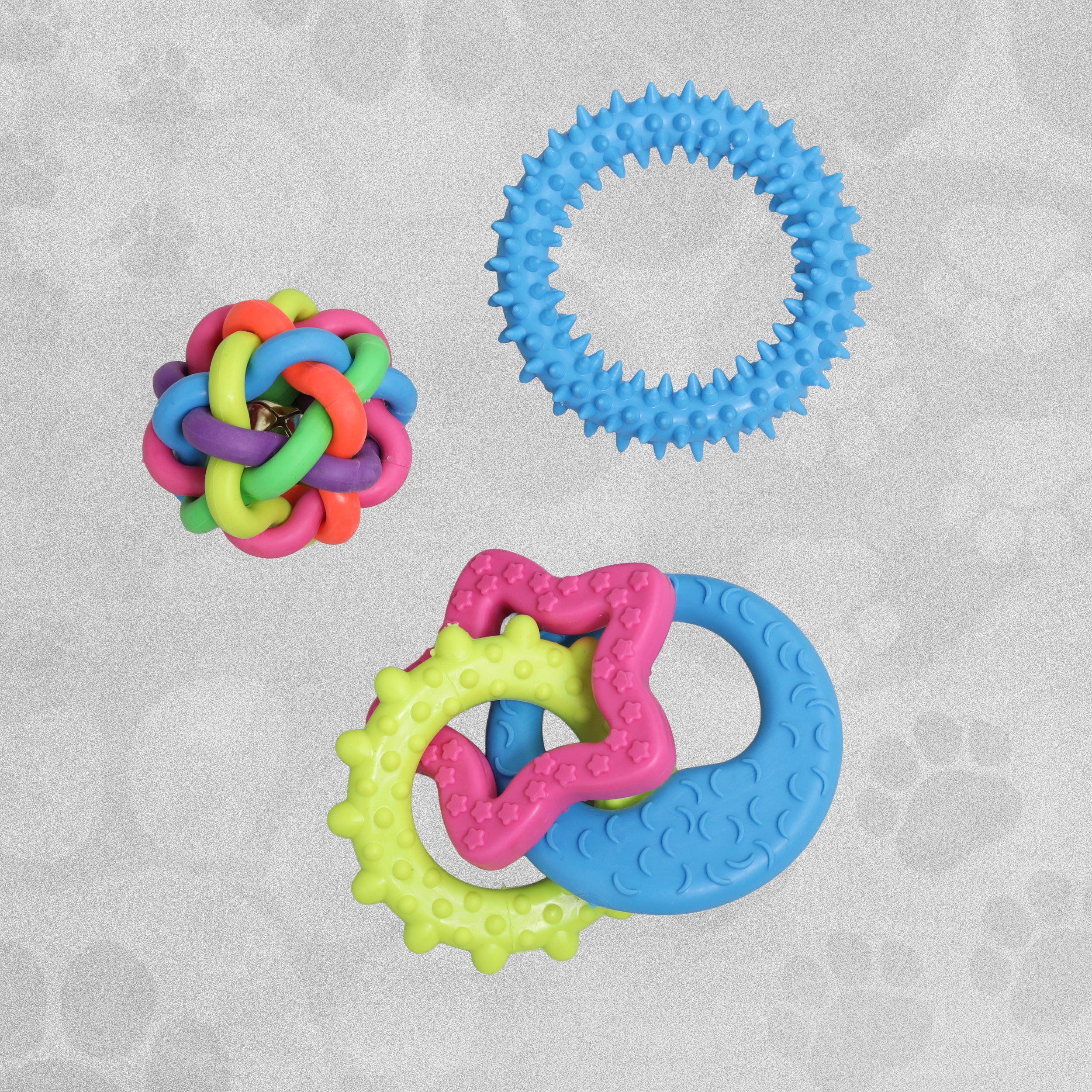 Zoon MiniPlay Toy Combi Pack Dog Toy – 3 Pack