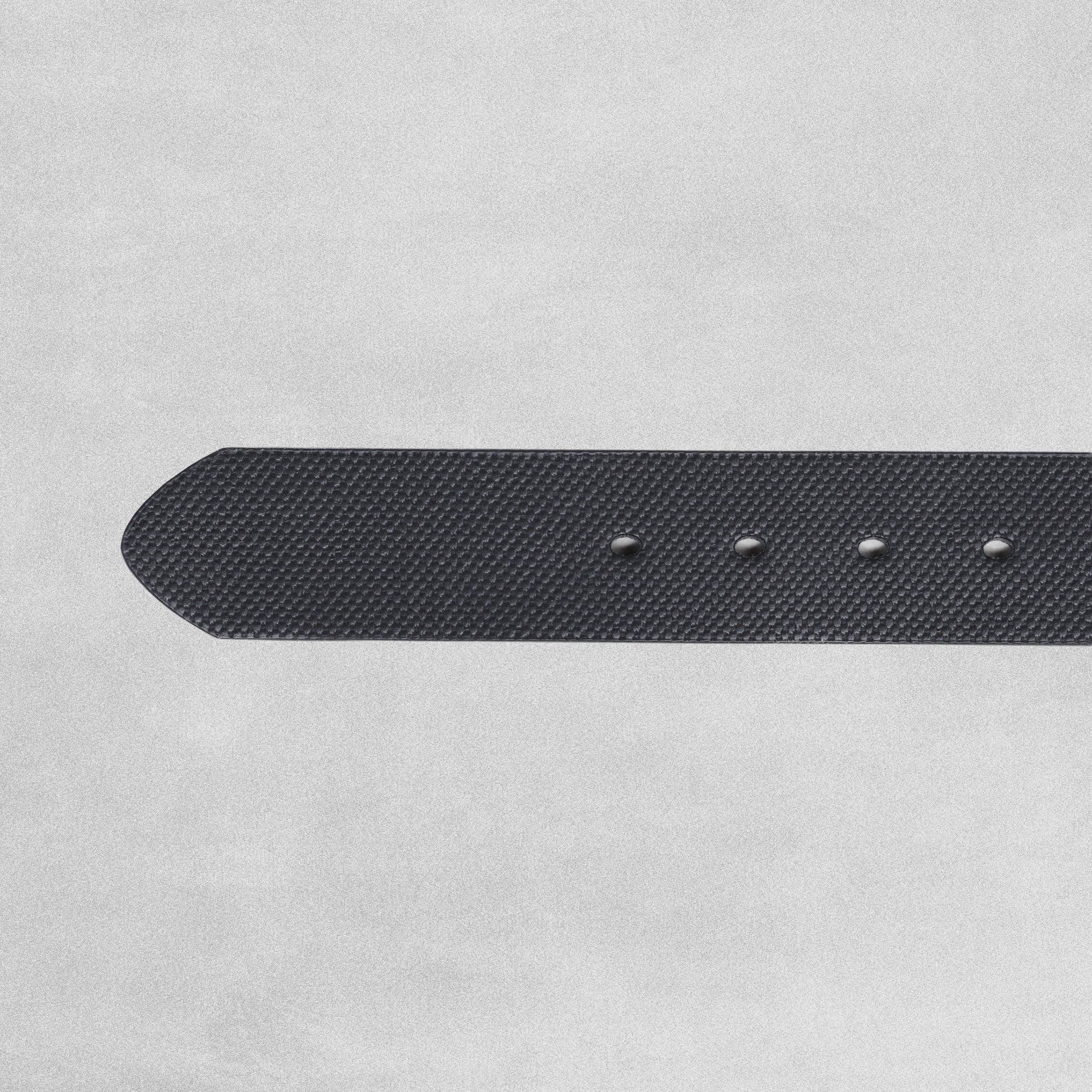 Tougerjoy Real Leather Mens Belt - Textured Black