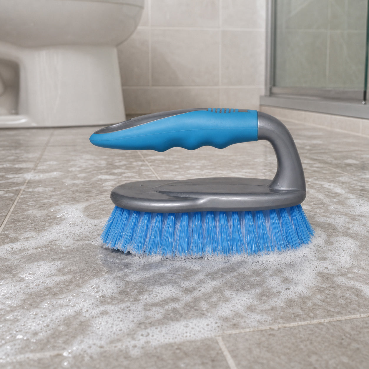 Pro Kleen Scrubbing Brush with Handle