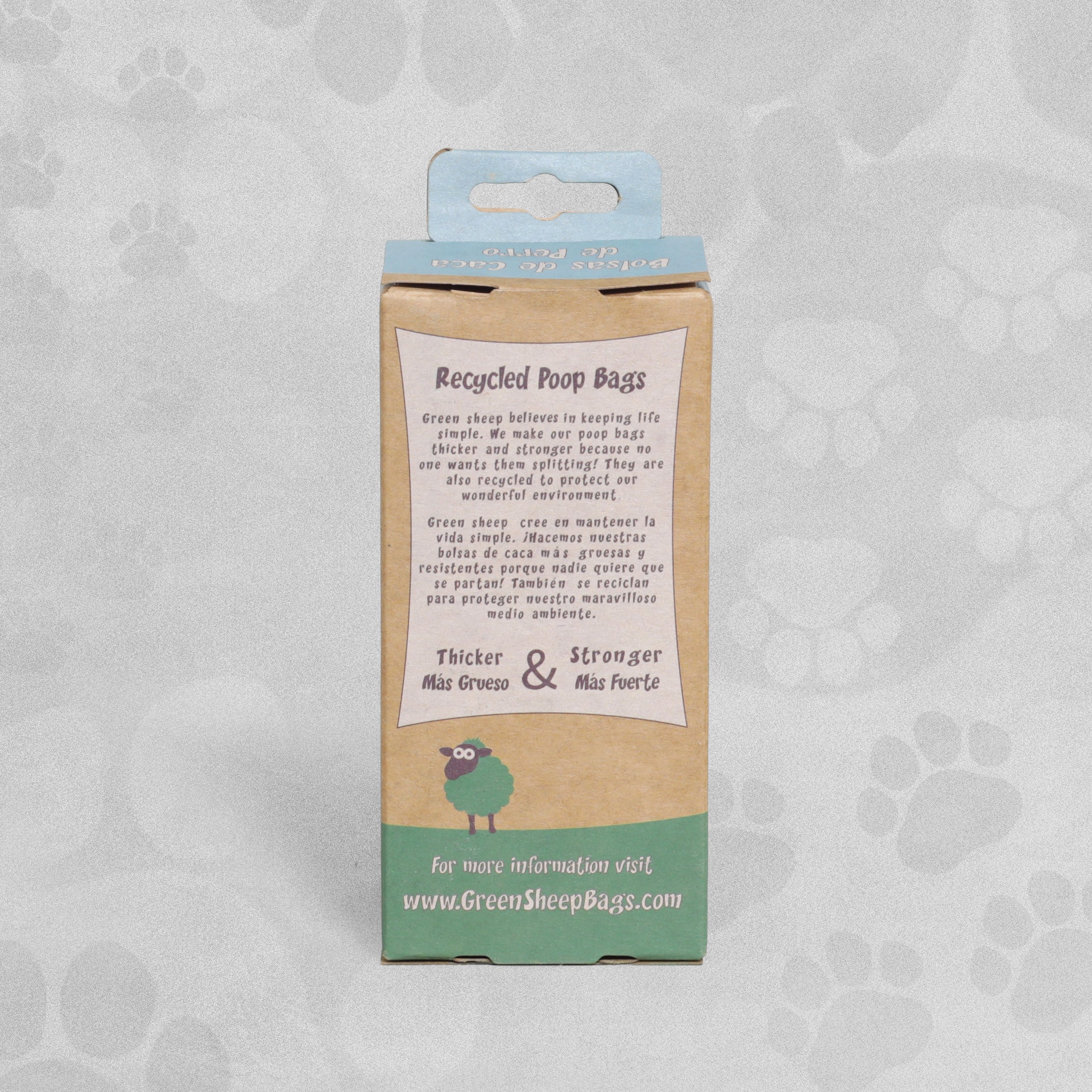 Green Sheep  Poop Bags 8 Rolls (120pcs)