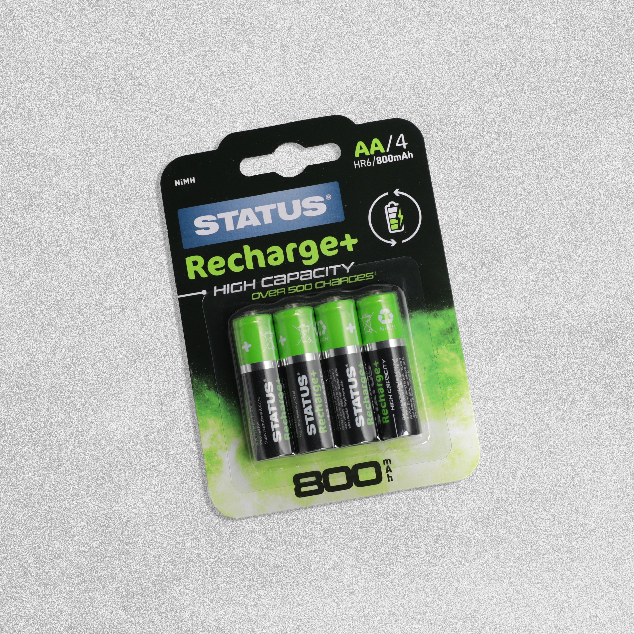 Status Recharge+ Ultra AA Batteries - 4pcs