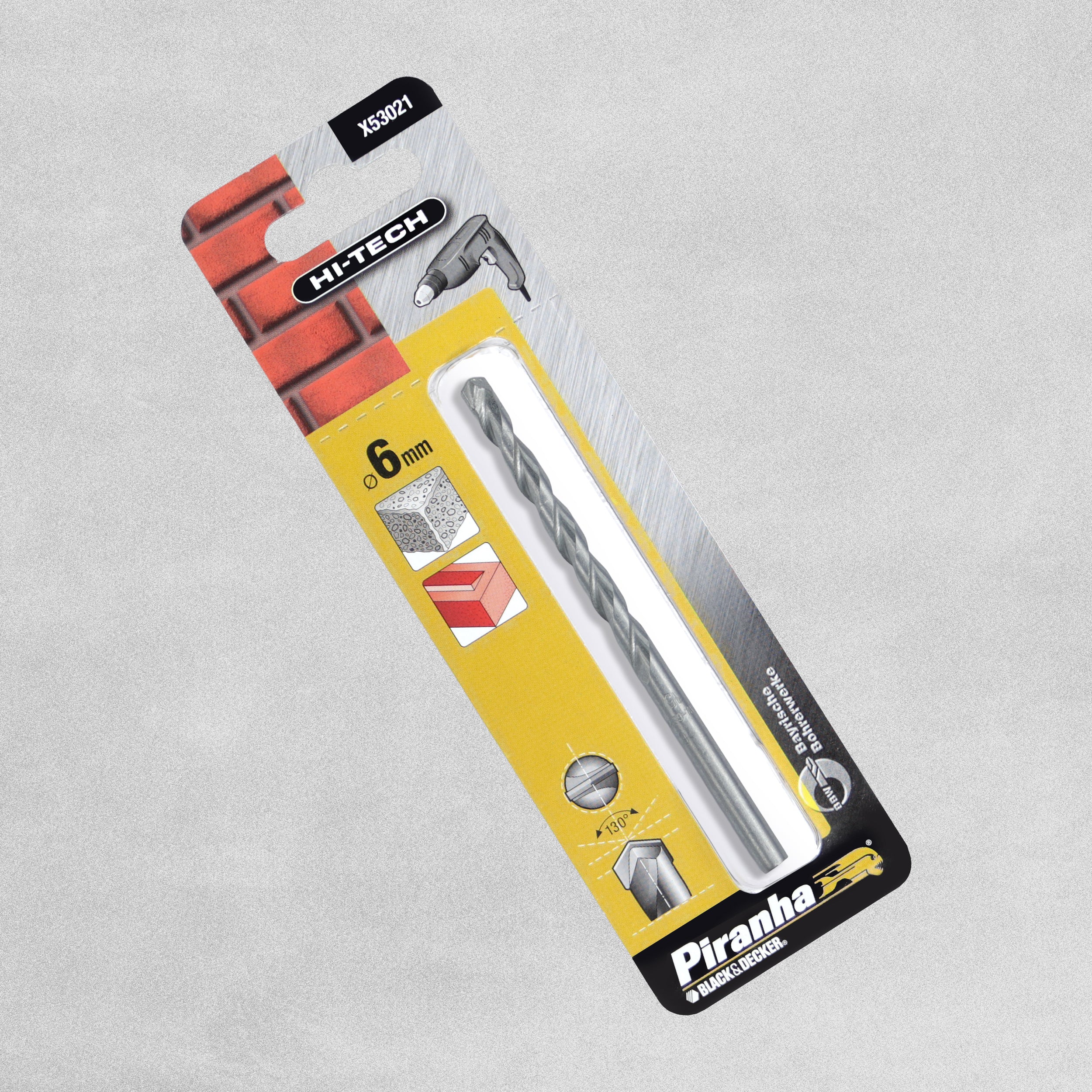 Black & Decker Piranha Hi-Tech 6mm Masonry Drill Bit