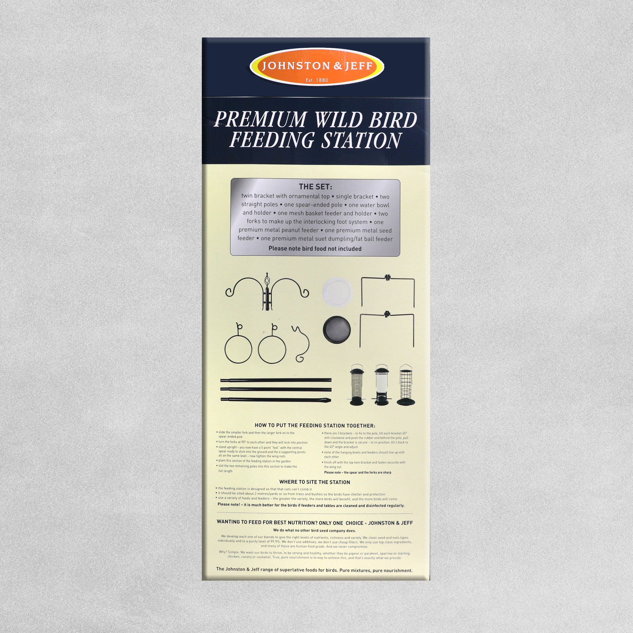 Johnston & Jeff Premium Wild Bird Feeding Station