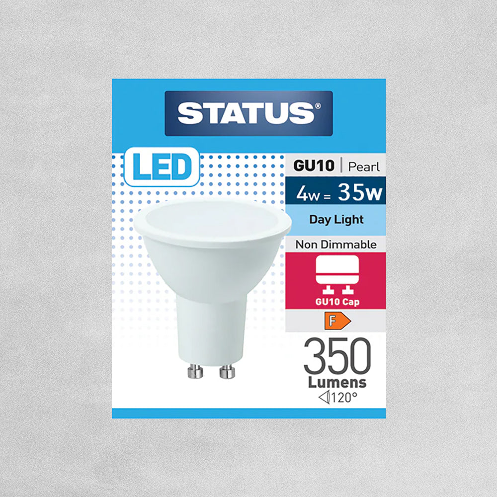 Status LED Pearl Bulb GU10 4w=35w - Daylight