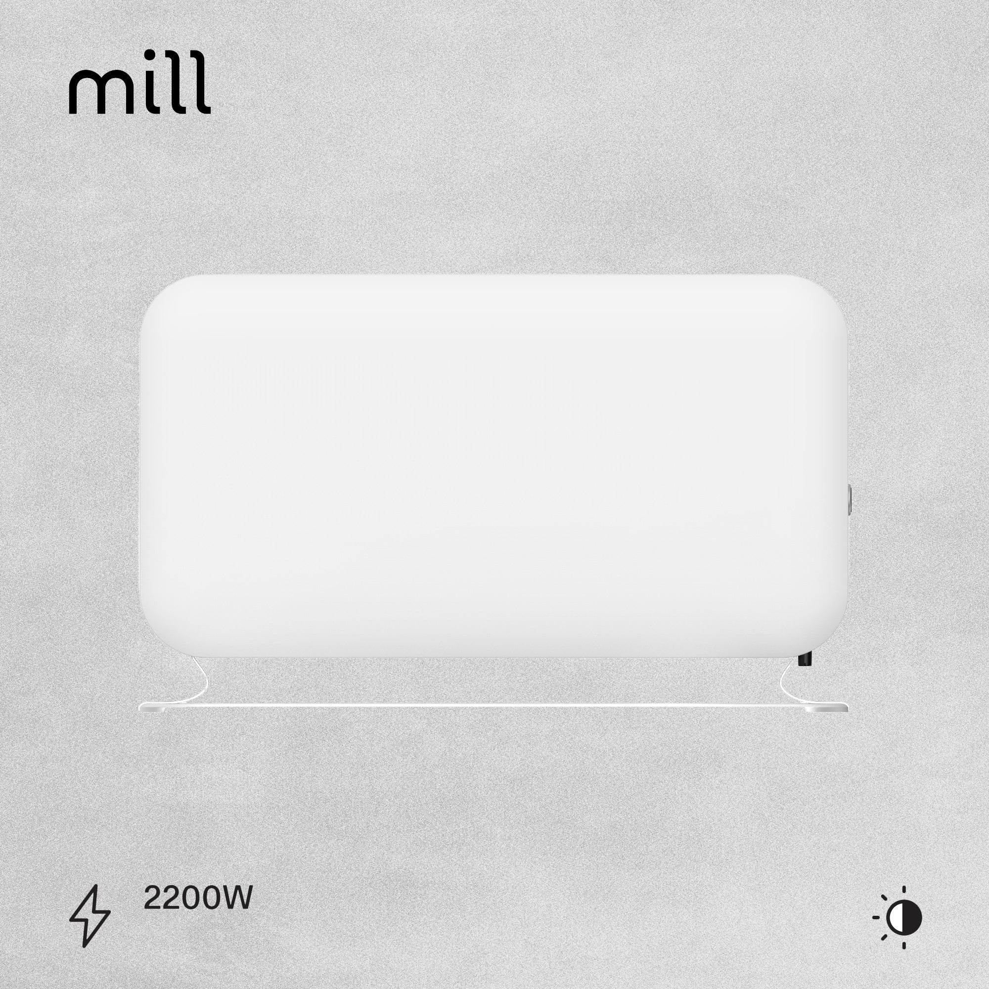 Mill Instant Max Portable Electric Heater Radiator - White