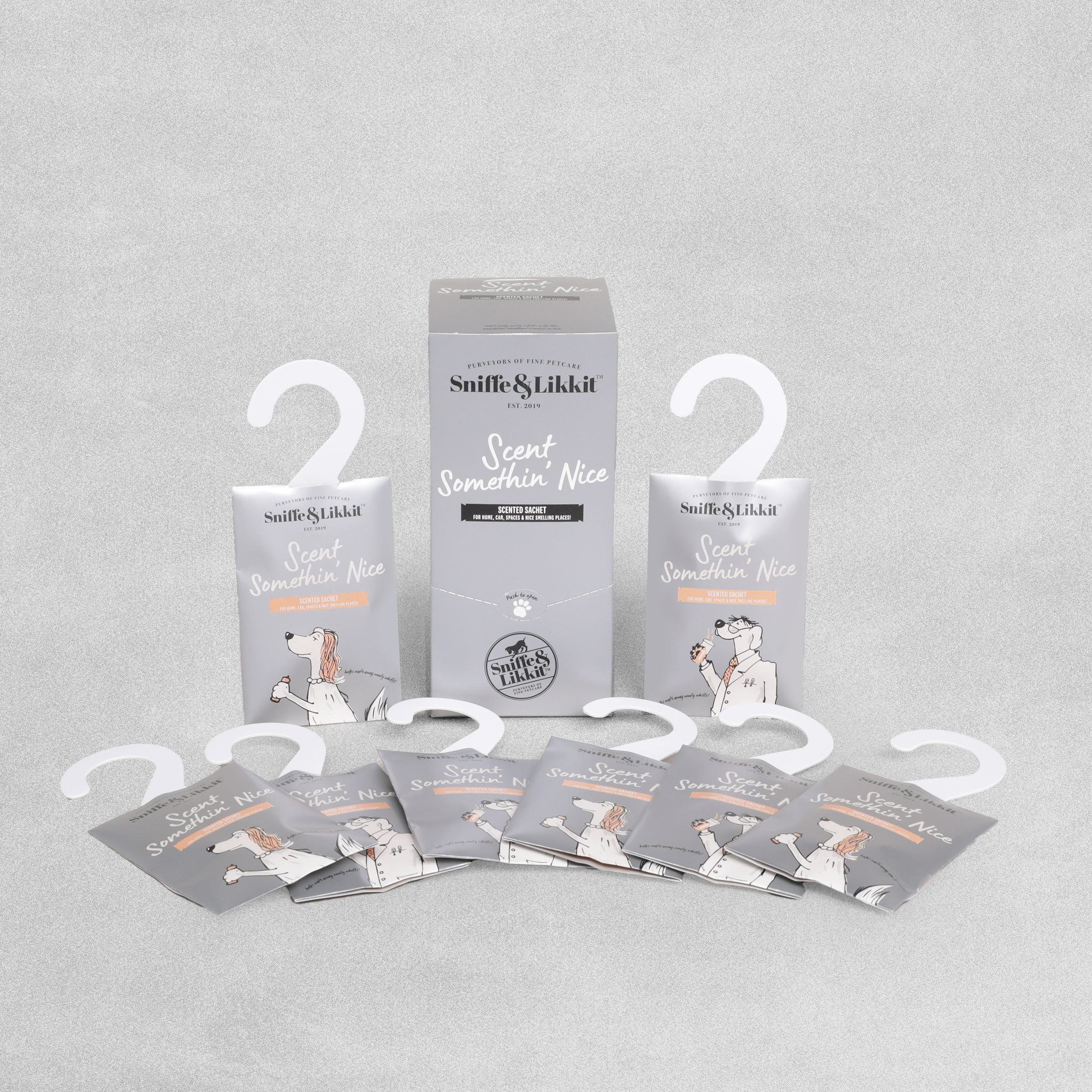 Sniffe & Likkit Scent Something Nice Hanging Scent Sachet for Home, Car etc - pack of 10