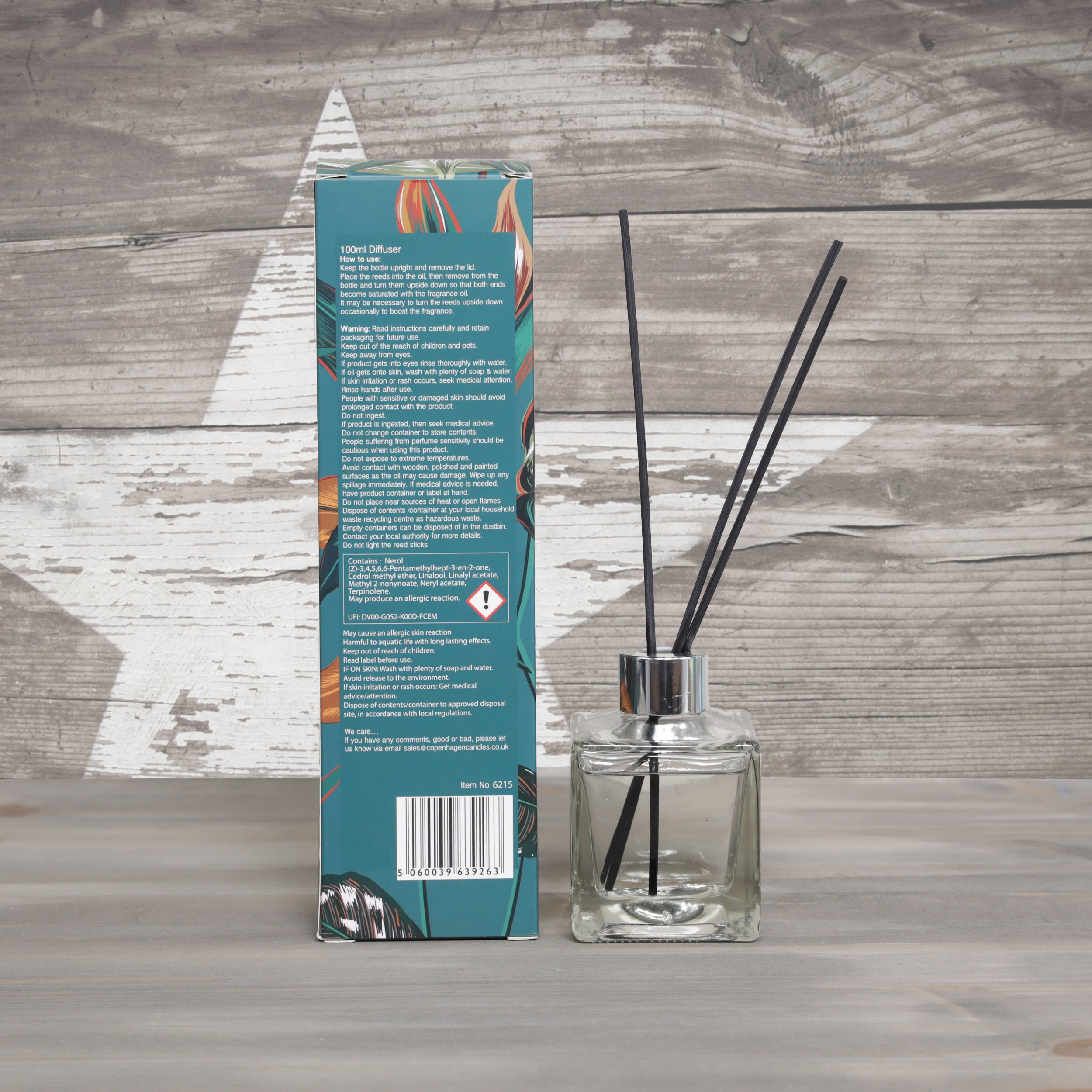 Jungle Lounge Reed Diffuser (100ml) - Cassis & Violet