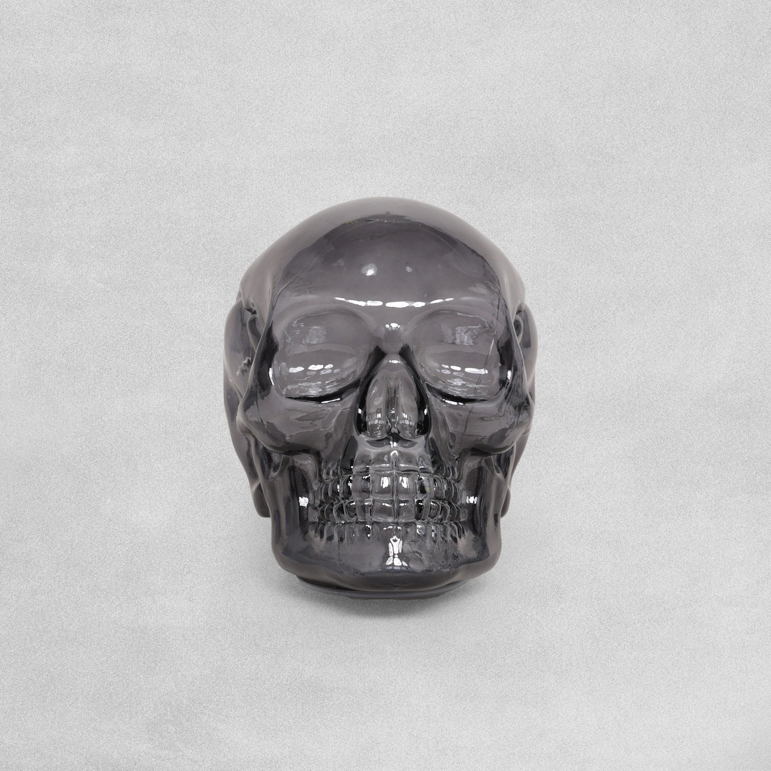 David Fischhoff LED Glass Decorative Skull - Various Colours
