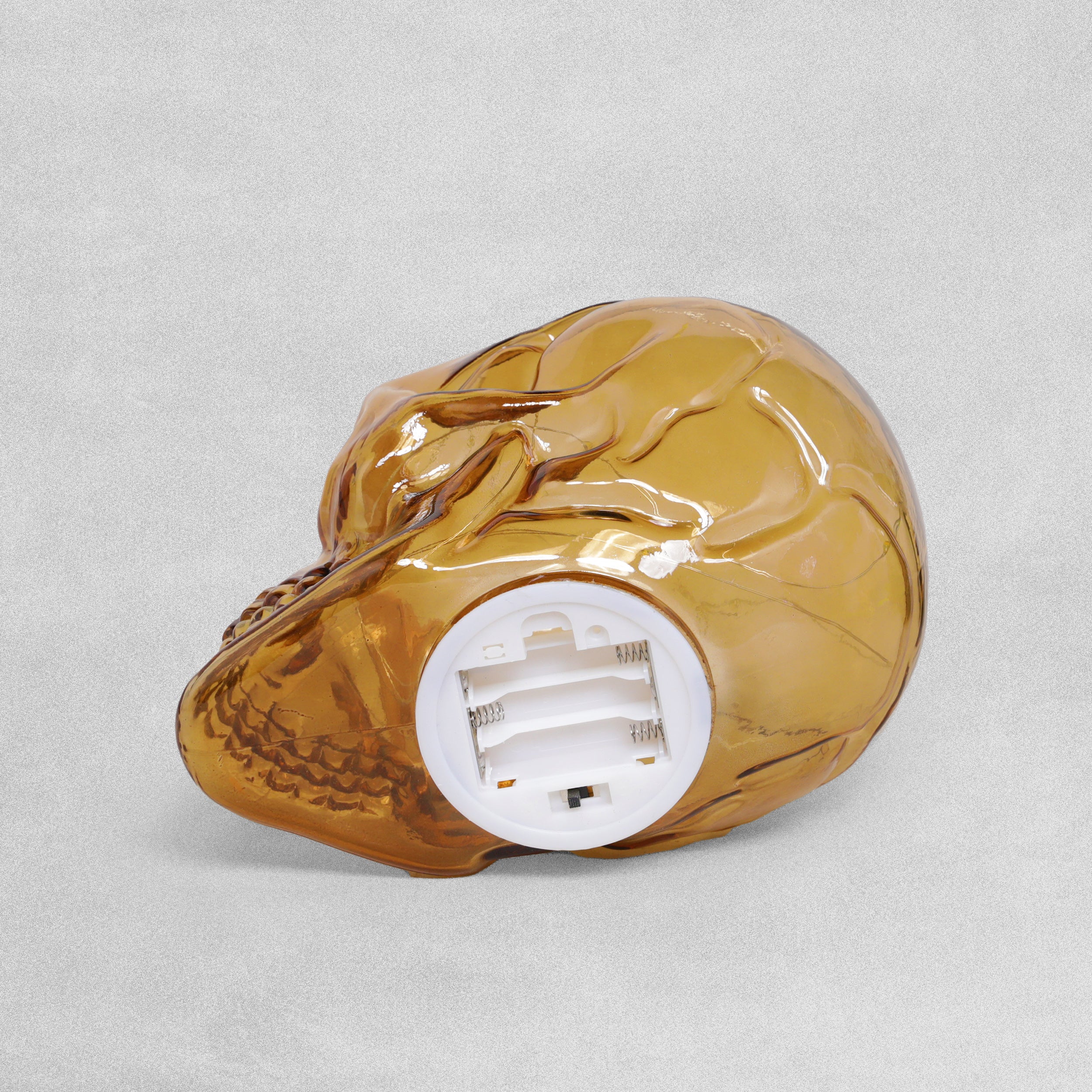 David Fischhoff LED Glass Decorative Skull - Various Colours