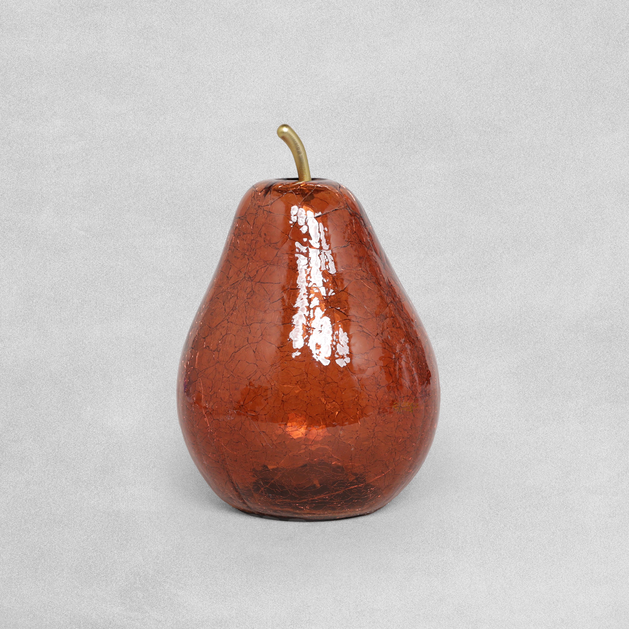David Fischhoff LED Glass Decorative Pear - Various Colours