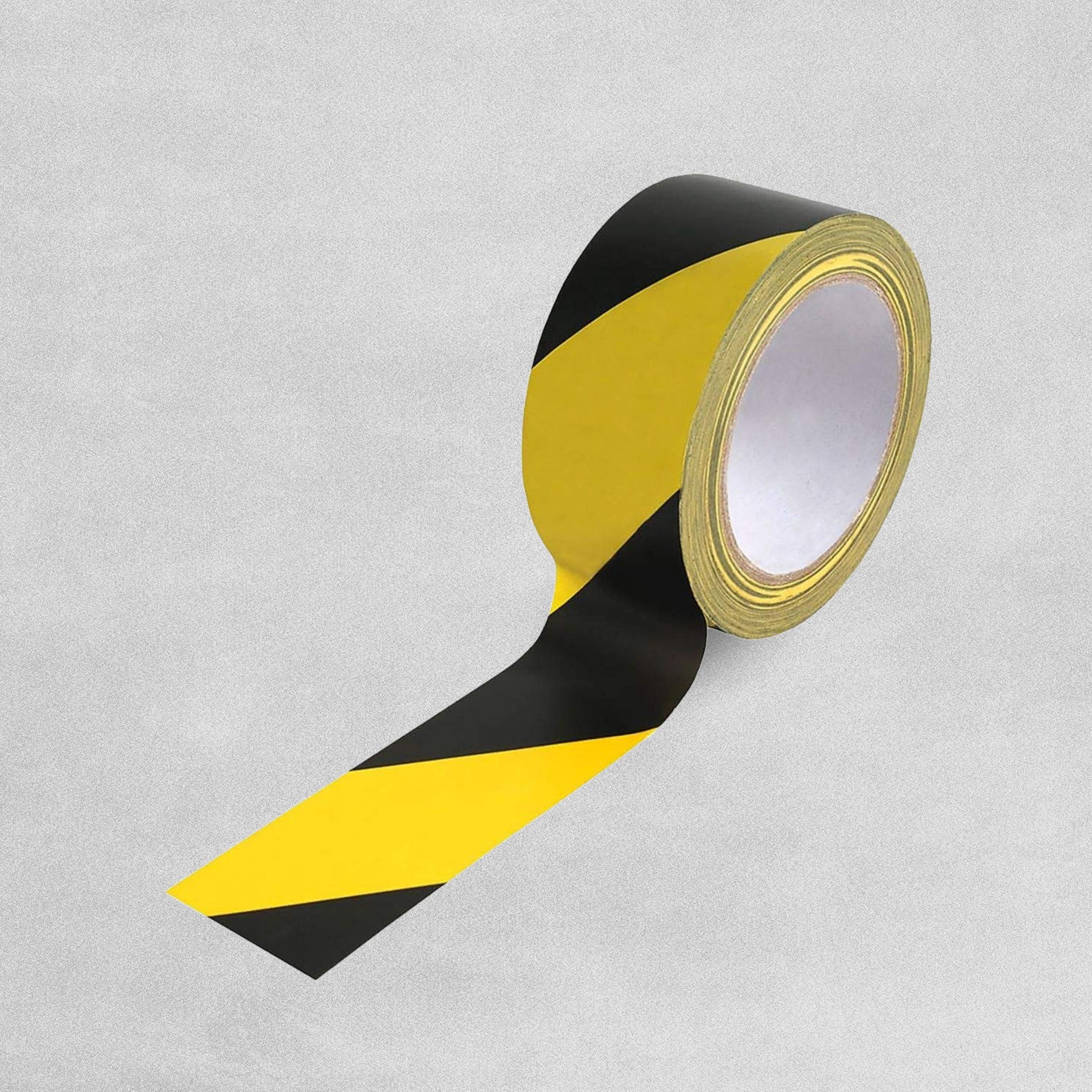 Dekton Floor Marking Tape 50mm x 33m Roll - Hazard / Caution. Black / yellow