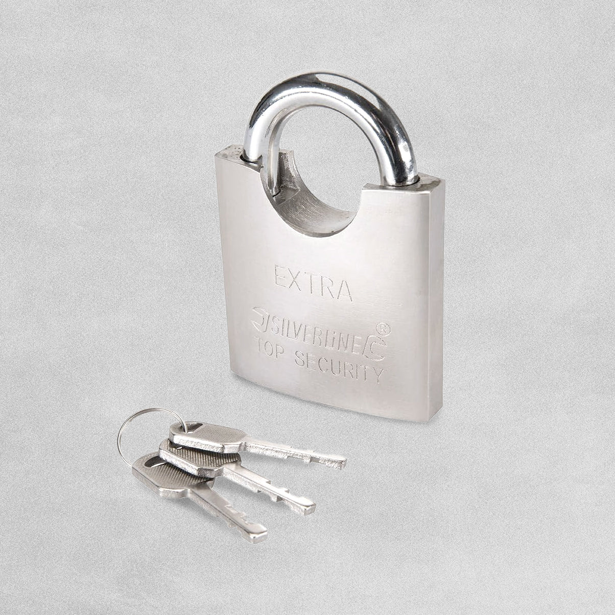 Silverline Shrouded Padlock 50mm - 3 Keys