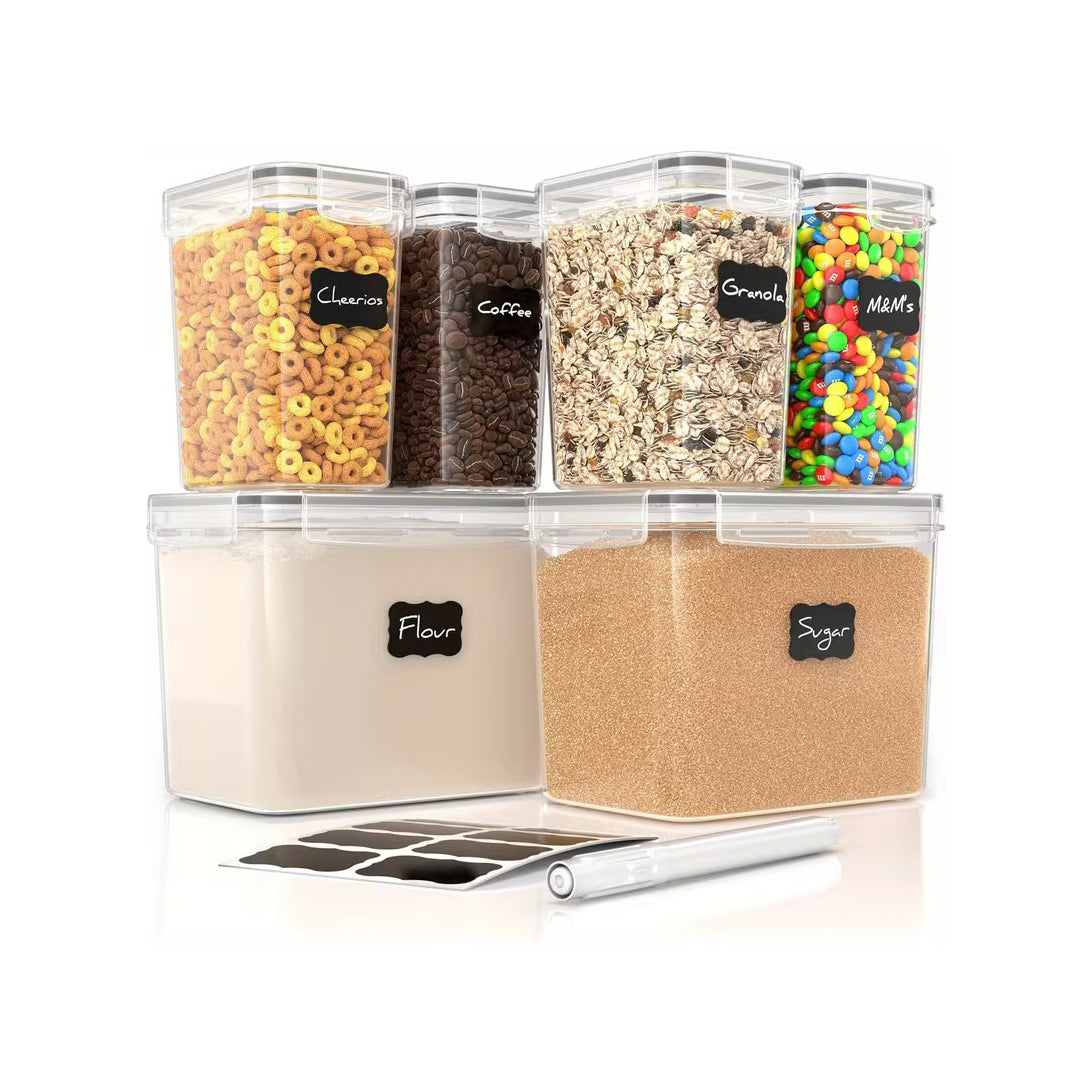 Simple Gourmet 6 piece air-tight food container set