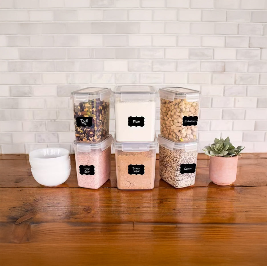 Simple Gourmet 6 piece air-tight food container set