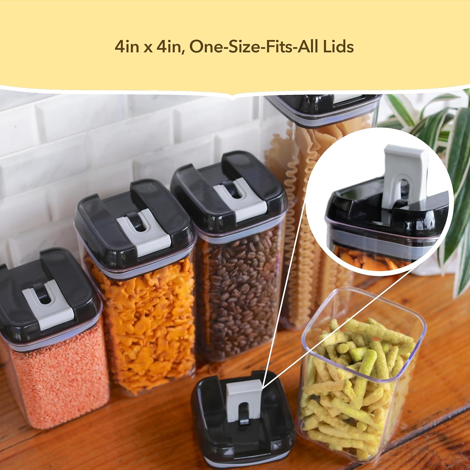 Simple Gourmet Air-Tight Food Containers - 7pc Set