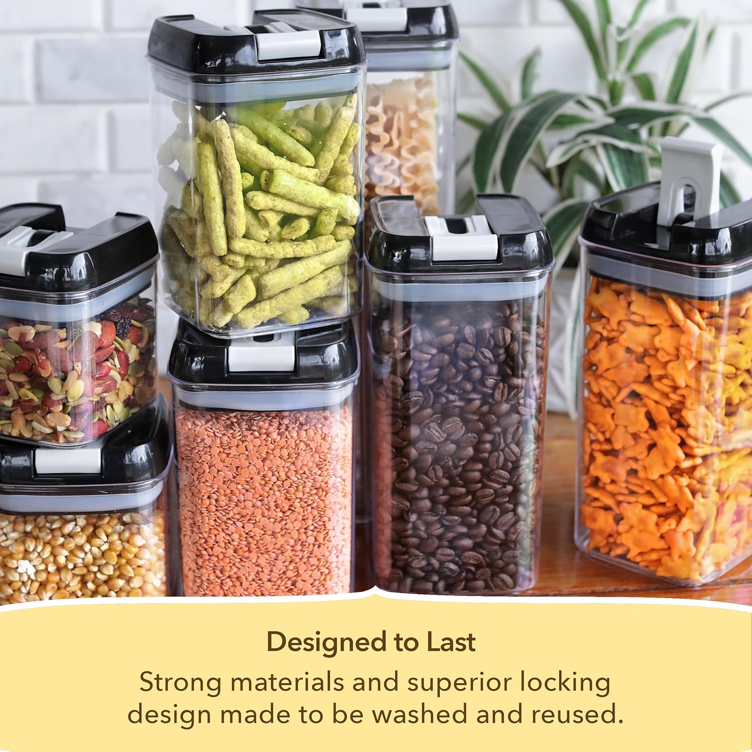Simple Gourmet Air-Tight Food Containers - 7pc Set