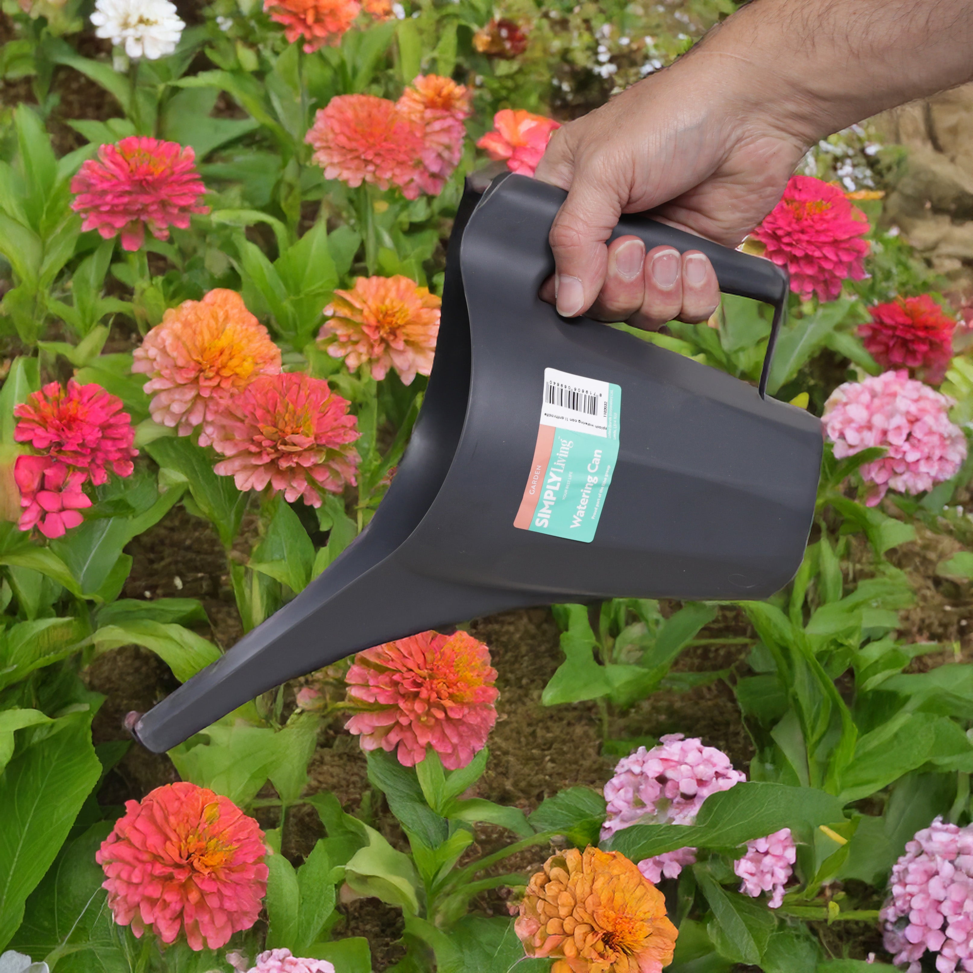 Simply Living 1L Watering Can - Plastic - No Spill Spout -  Handle