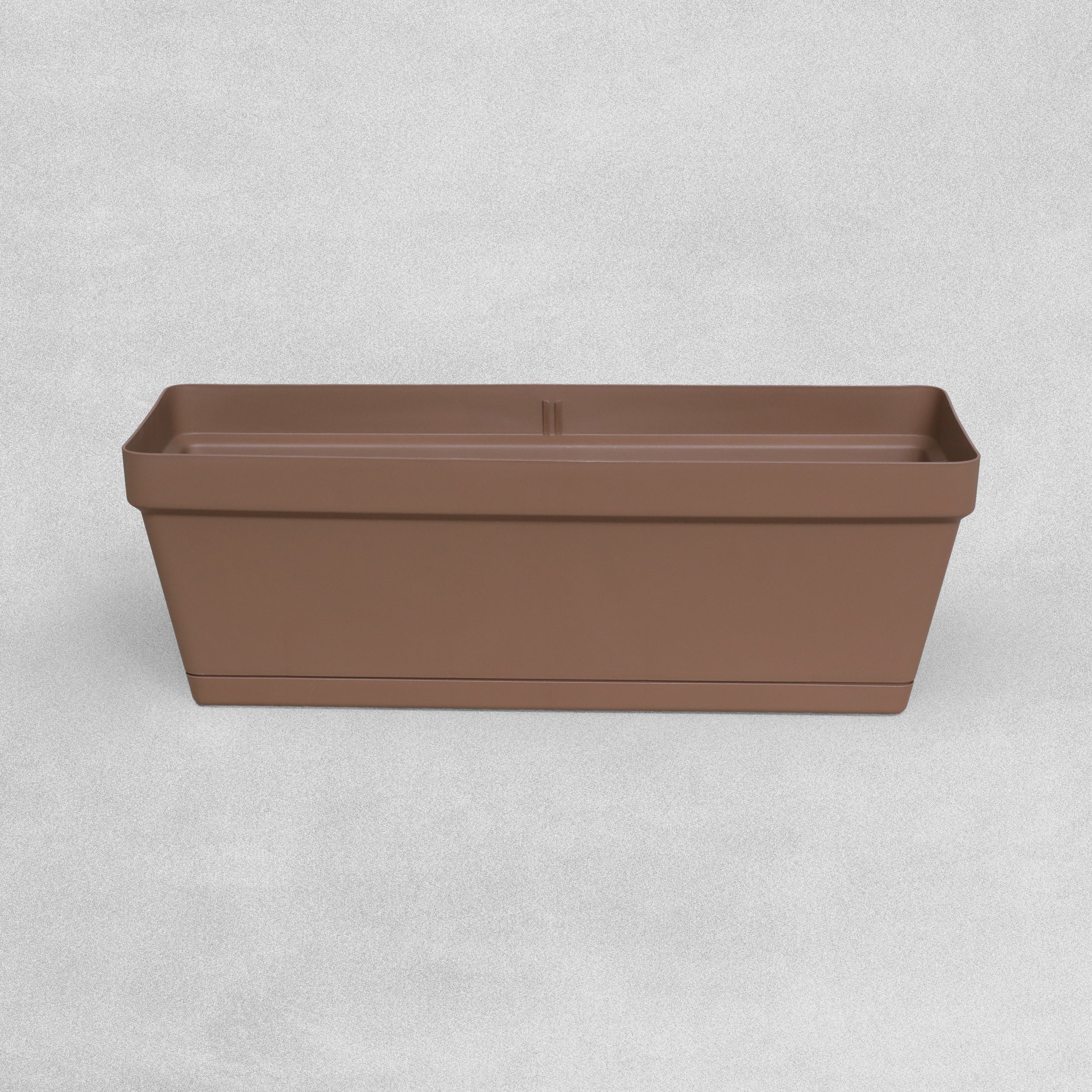 Naterial polypropylene balcony planter x W.49 x H.16.5 cm-Taupe
