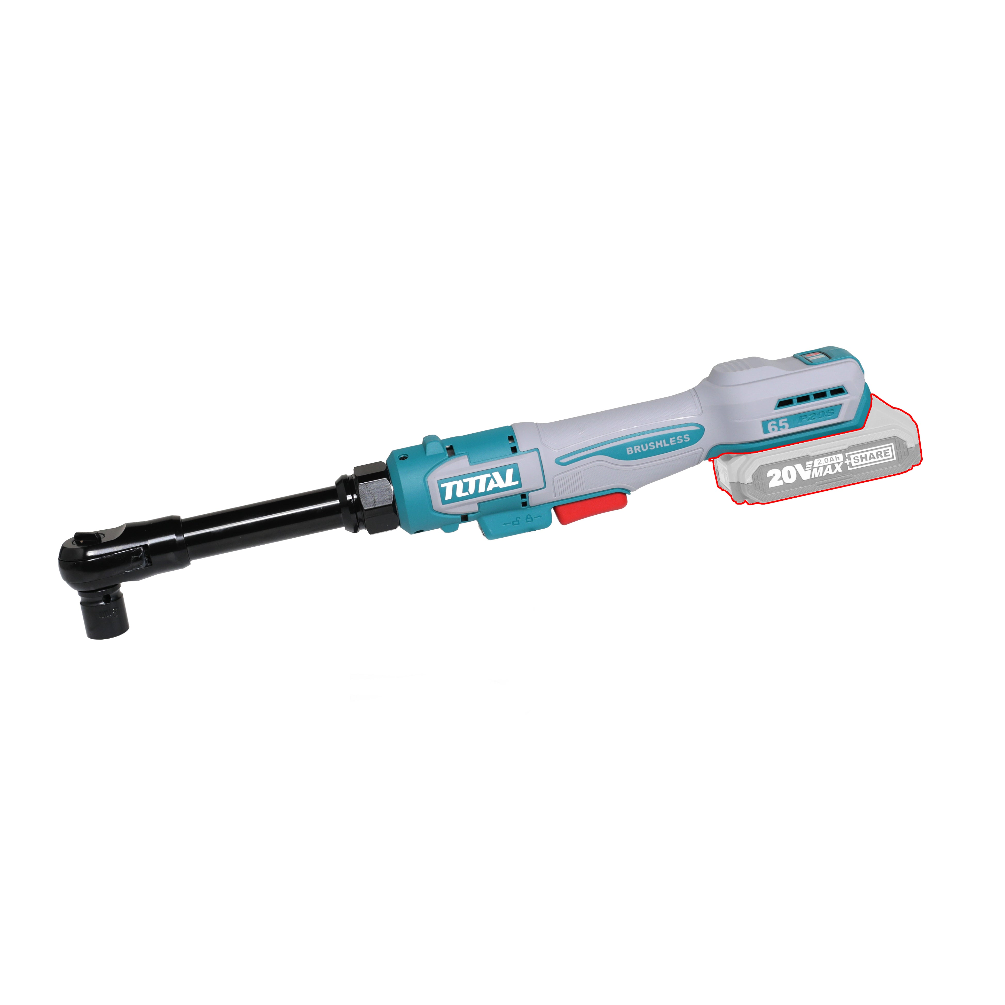 Total Li-Ion 20V Brushless Drive Ratchet (Battery not included) - TDRLI206529