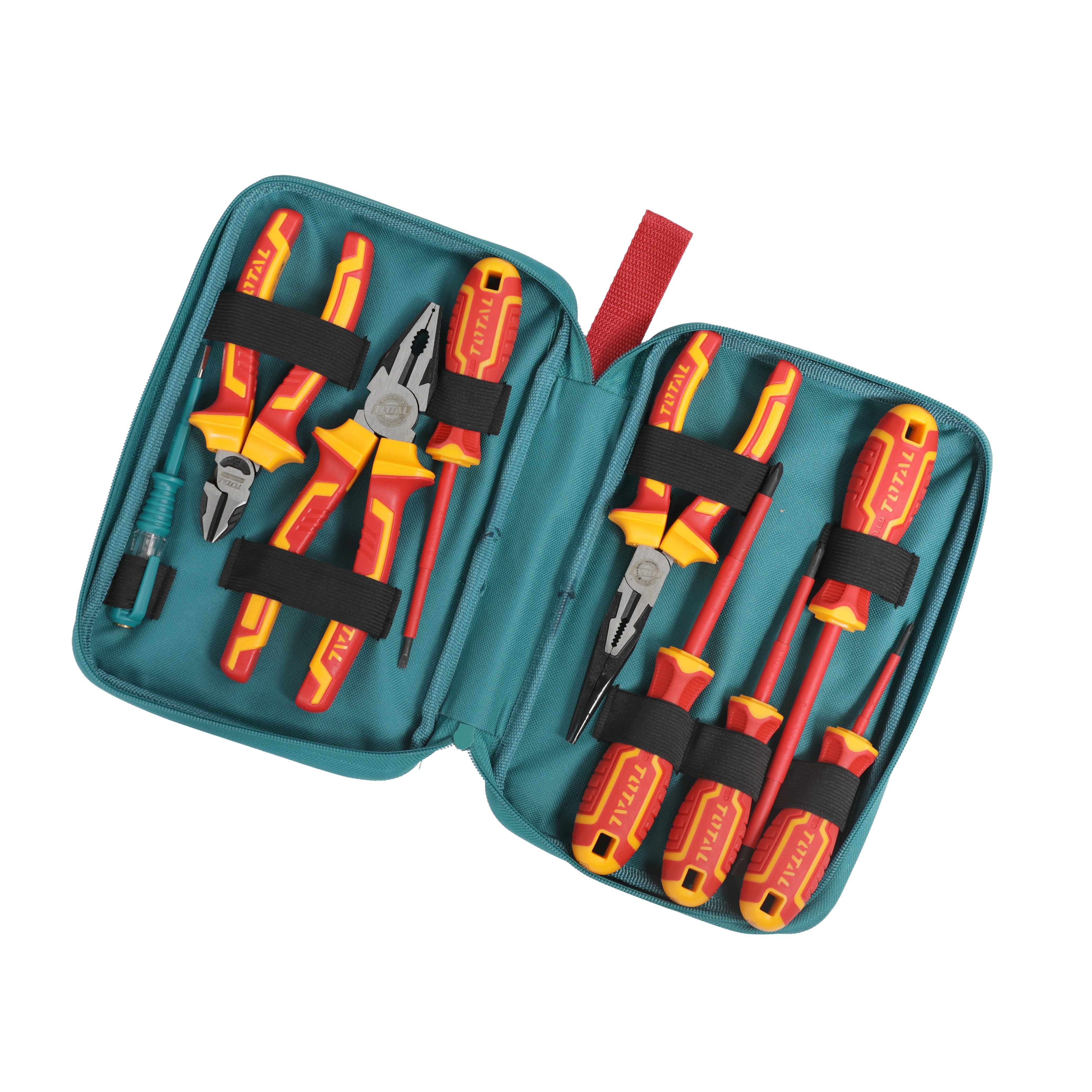 Total Insulated Hand Tools Set in Zipped Case- 9pcs - THKIST3092