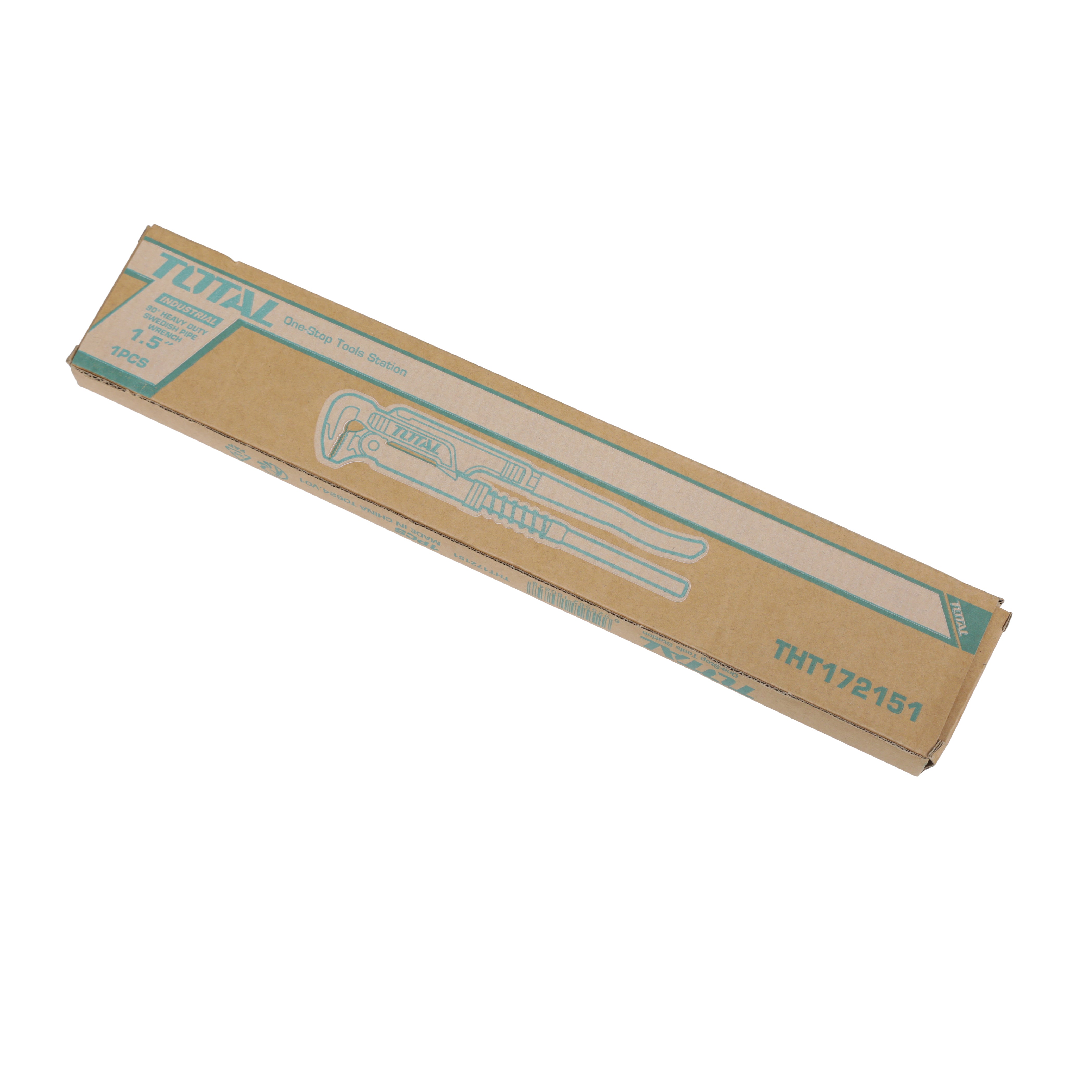 Total Heavy Duty Swedish Pipe Wrench - 1.5" - THT172151