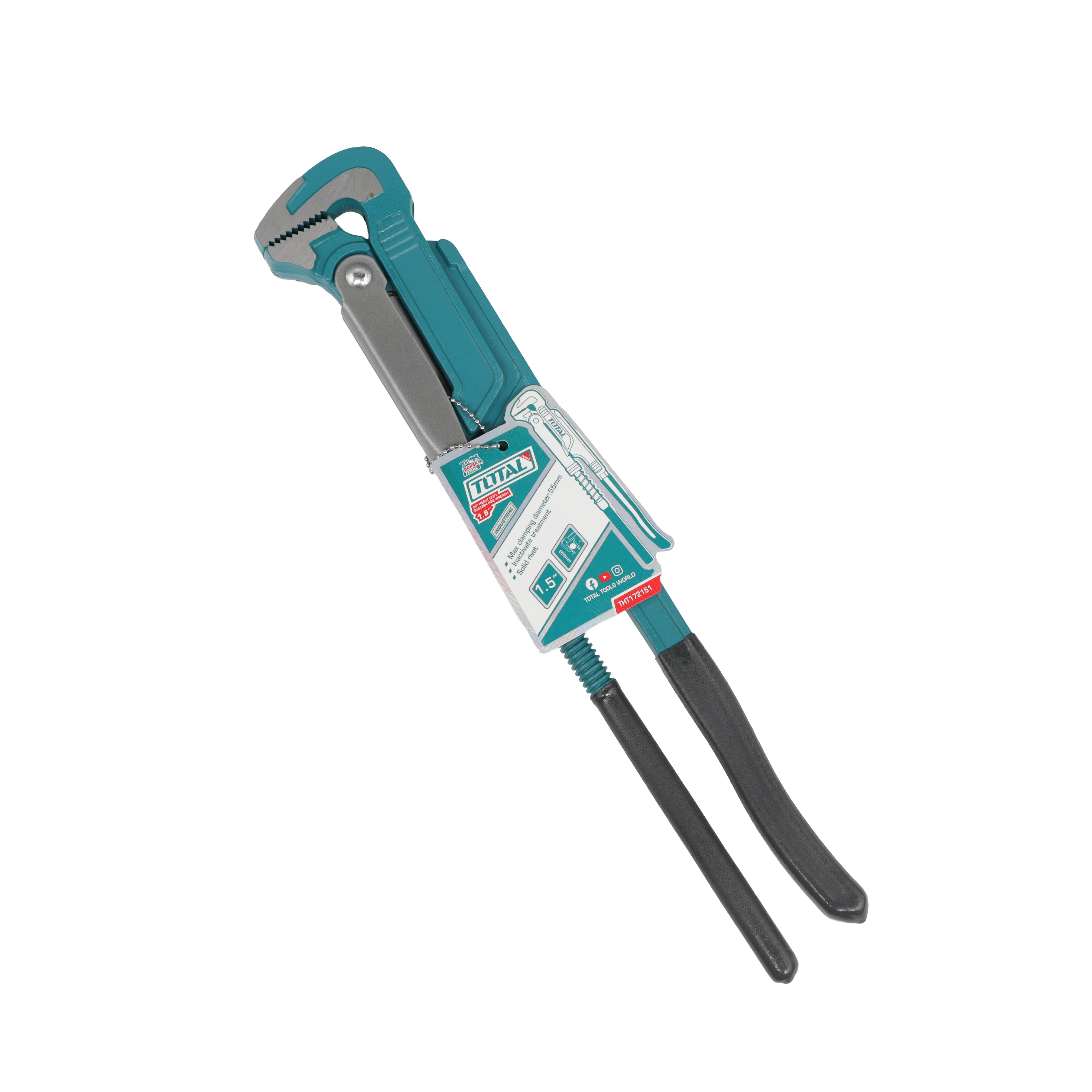Total Heavy Duty Swedish Pipe Wrench - 1.5" - THT172151