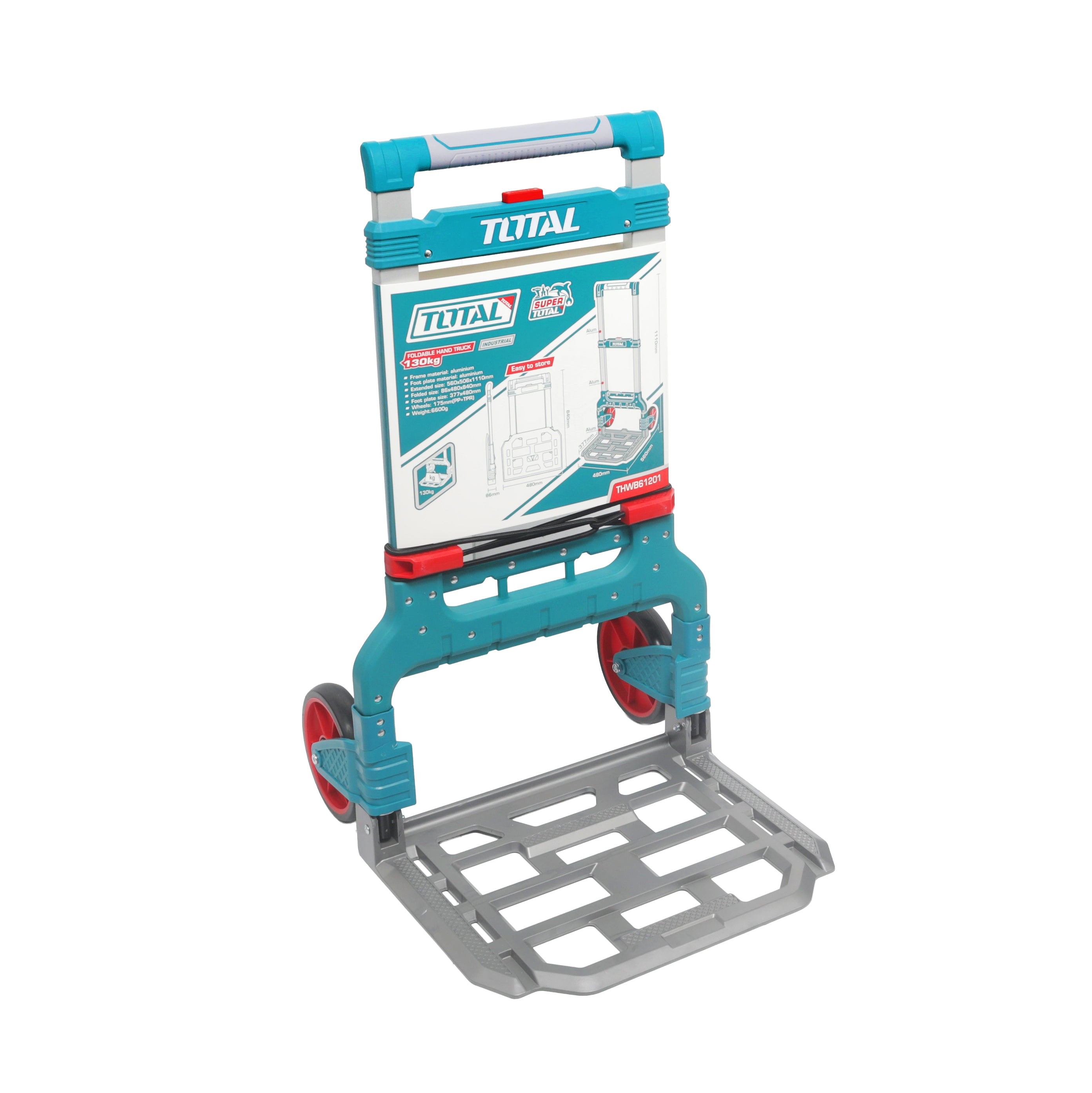 Total Tools Foldable Hand Truck - 130KG - THWB61201