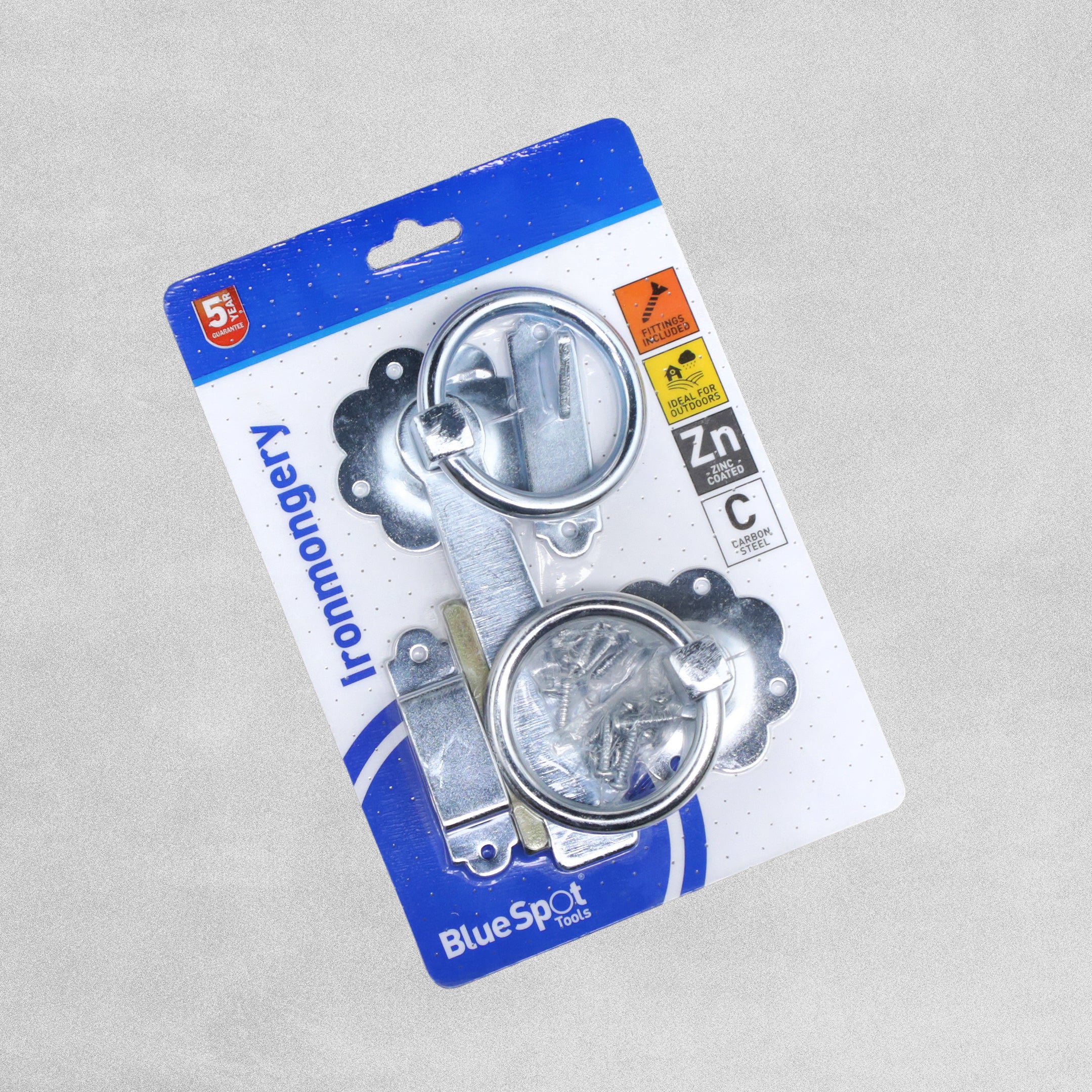 Blue Spot Zinc Plated Ring Latch 152mm