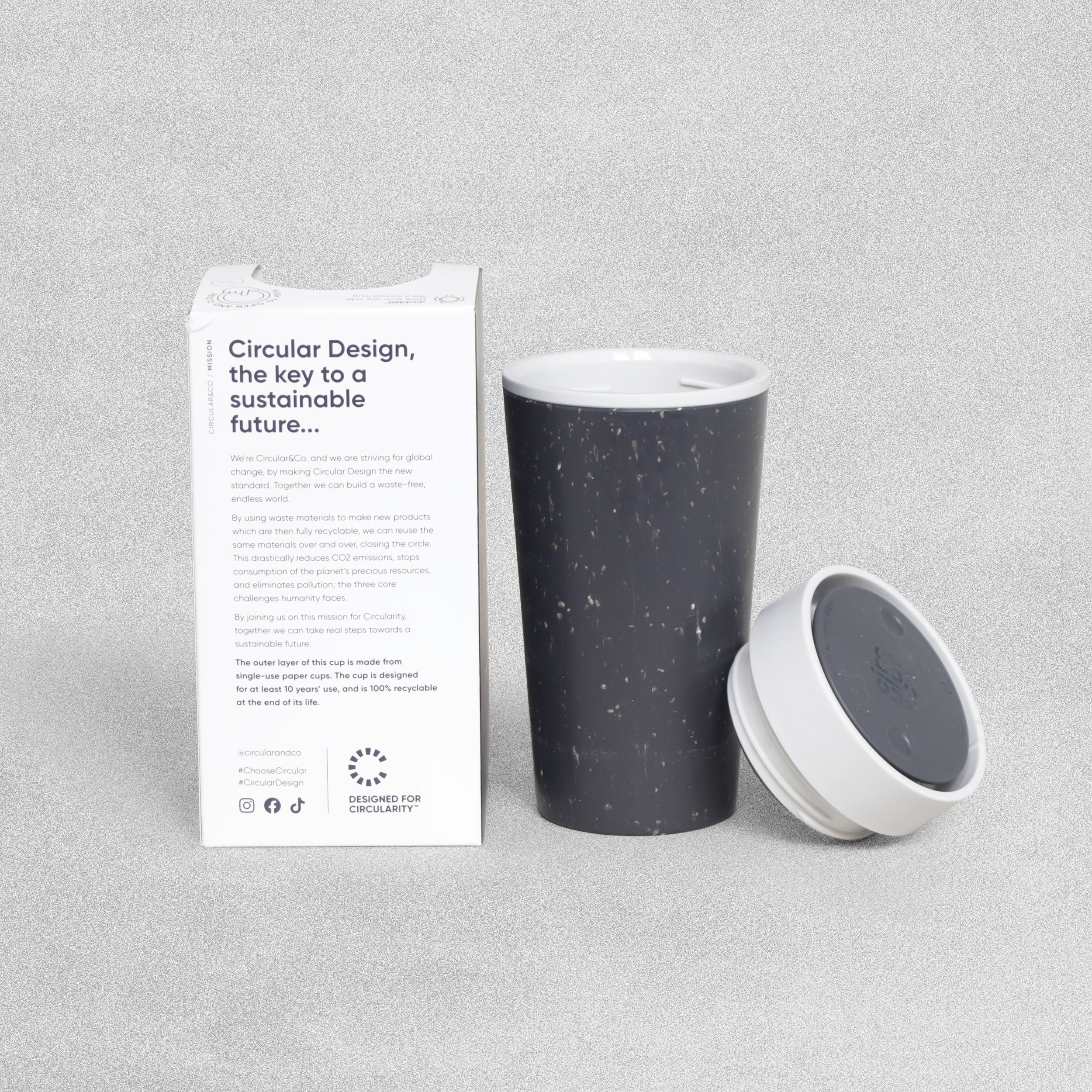 Circular & Co Recycled Reusable Coffee Cup 340ml