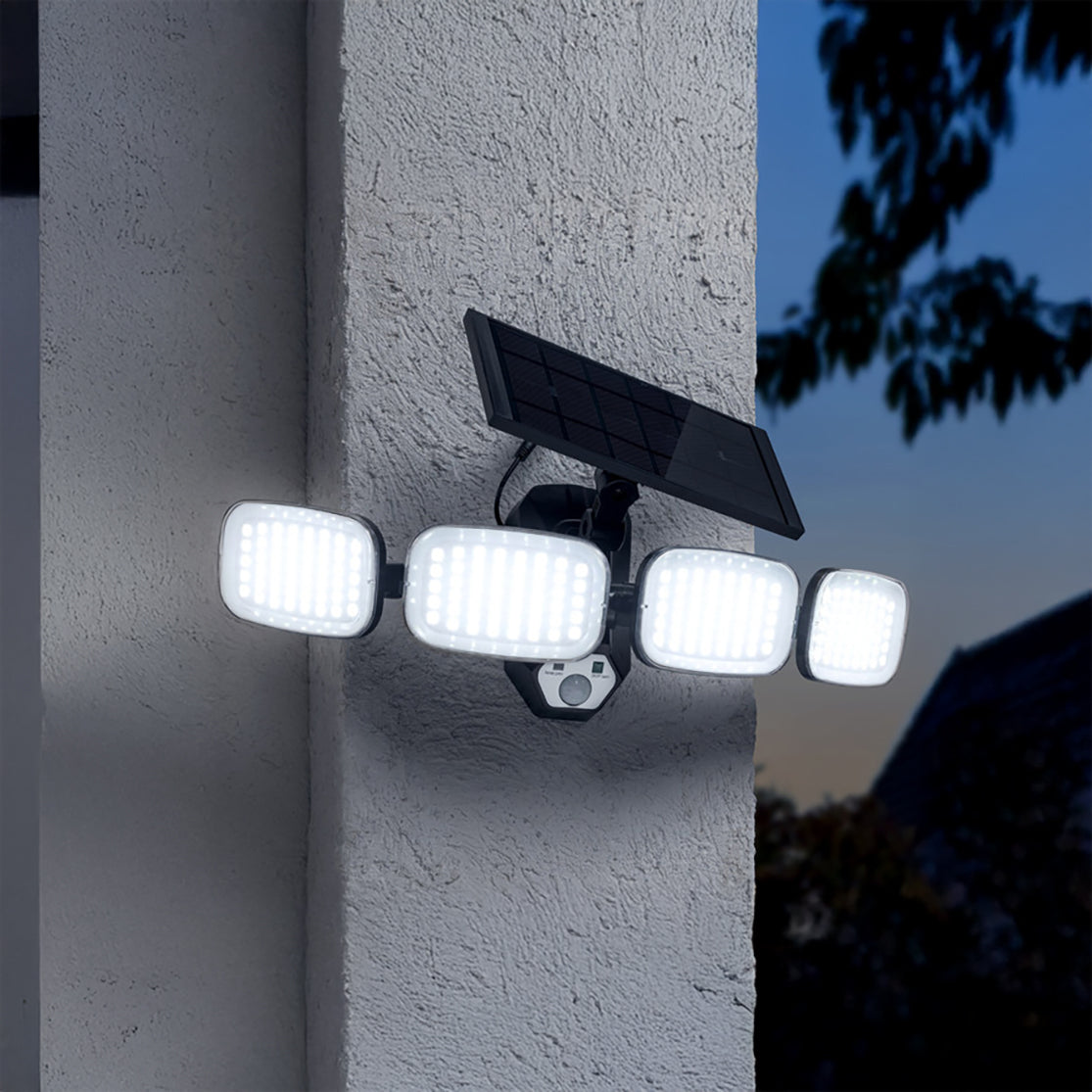 Ez Solar Led Wall Light with Motion Sensor  - 750 Lumen - Remote Control