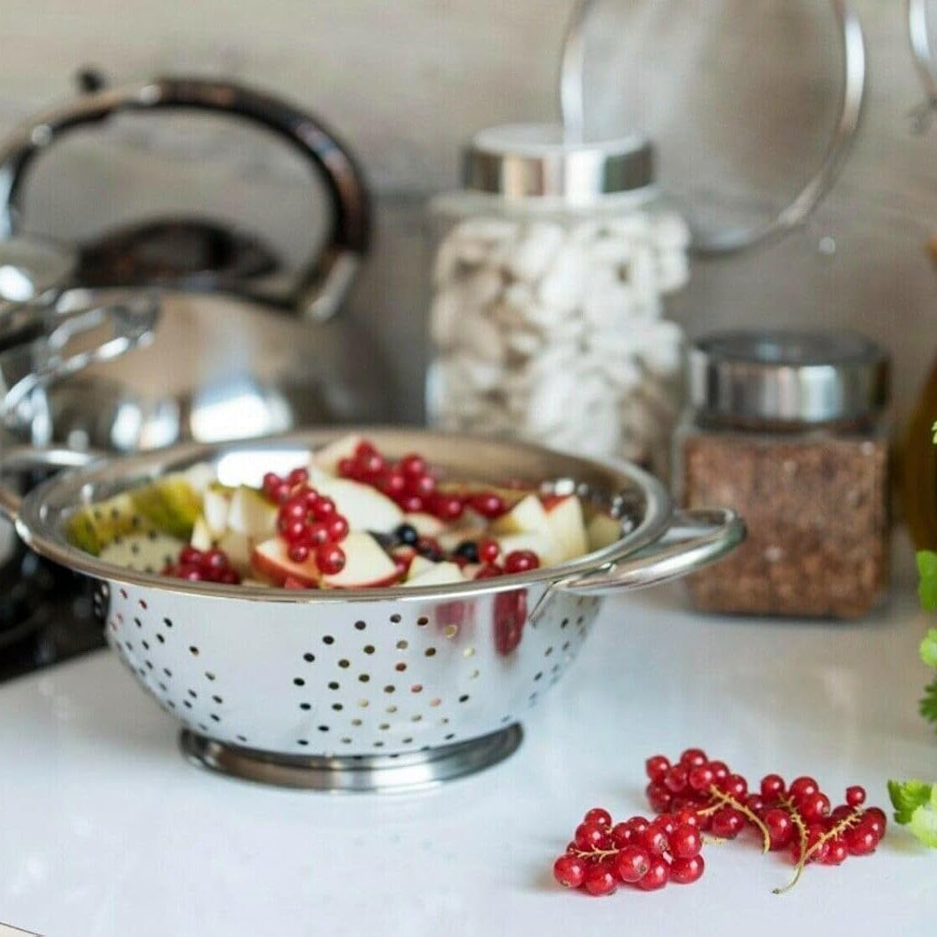 Pendeford - 23cm Twin Handle Stainless Steel Colander