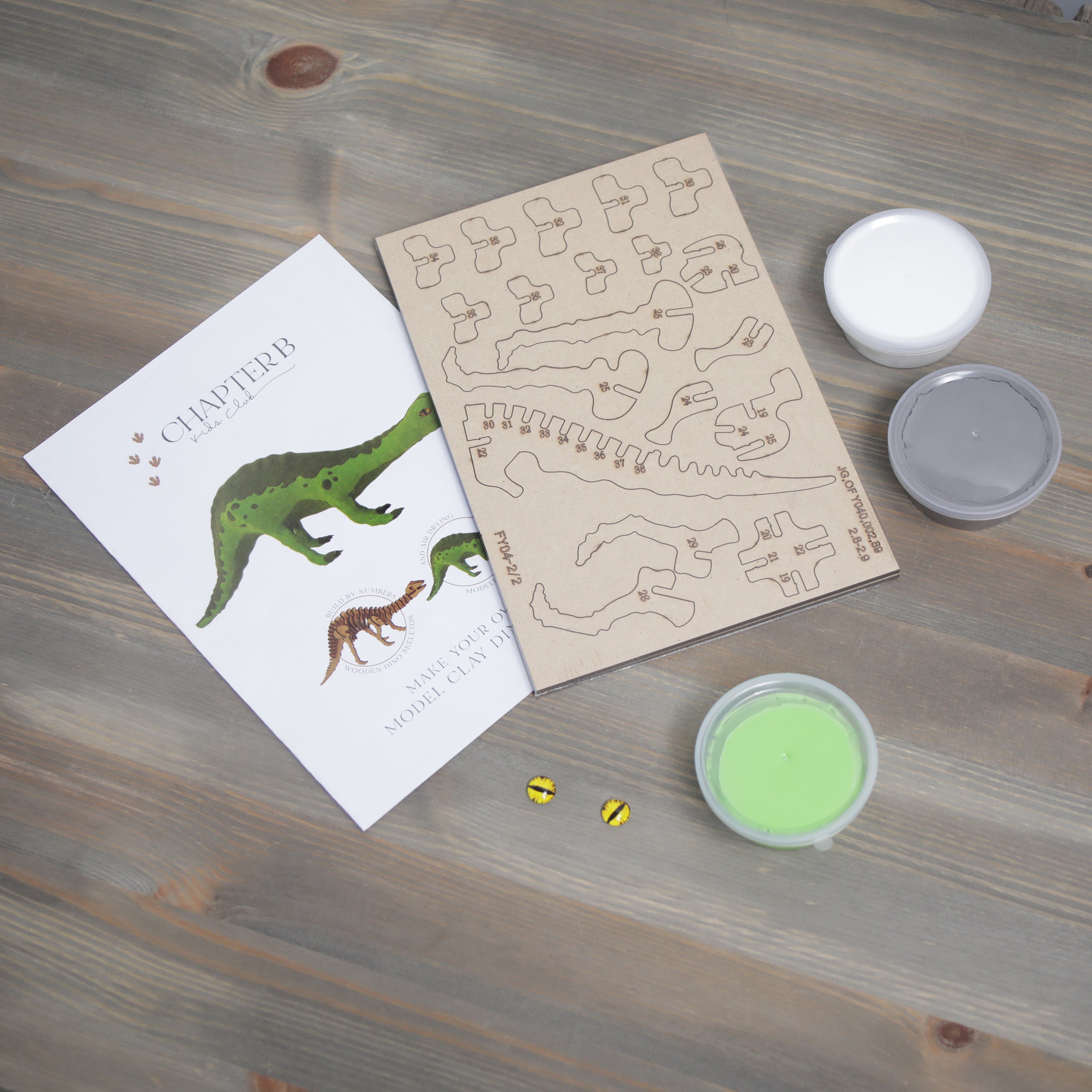 Chapter B Kids Club Make Your Own Model Clay Dinosaur - Various Dino's