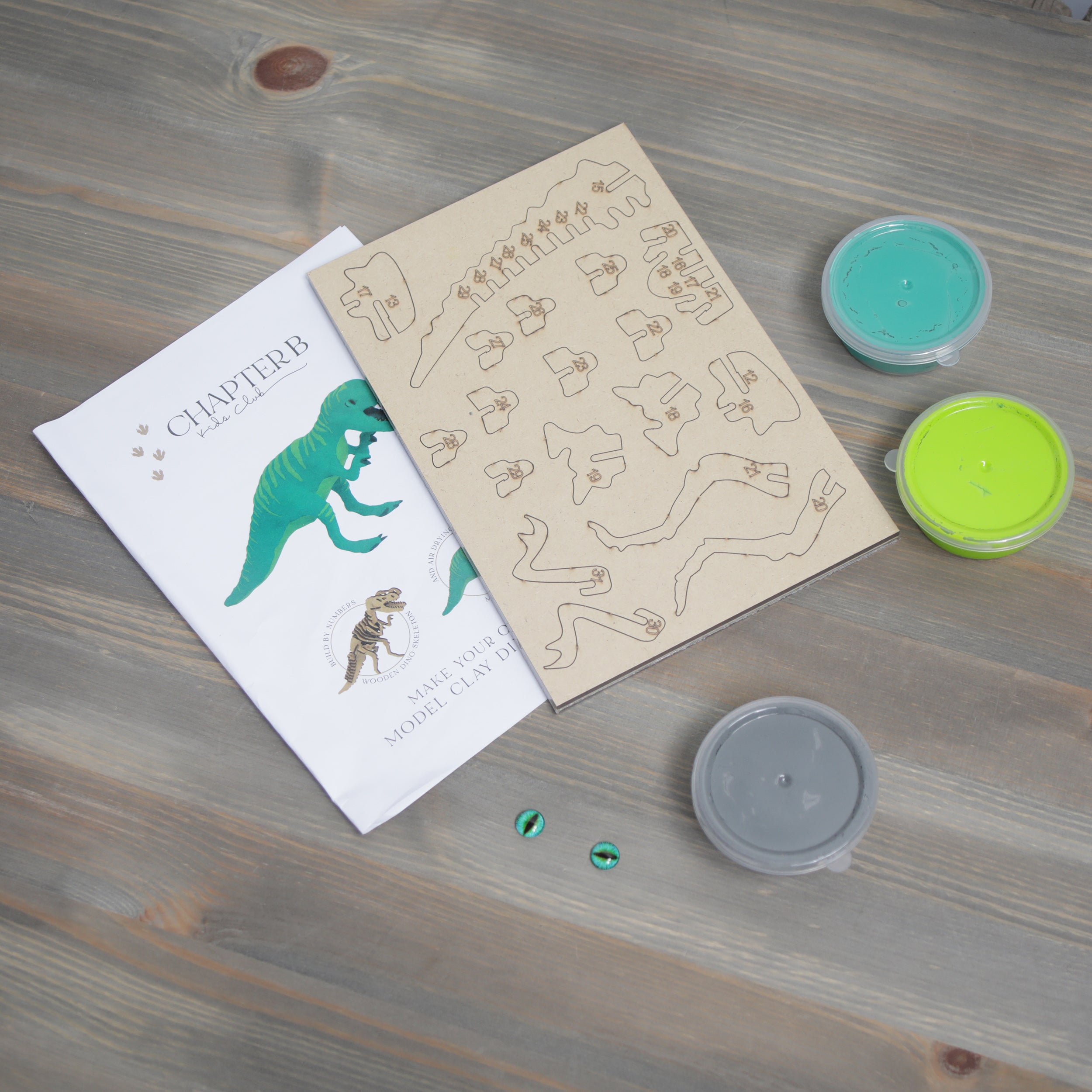 Chapter B Kids Club Make Your Own Model Clay Dinosaur - Various Dino's