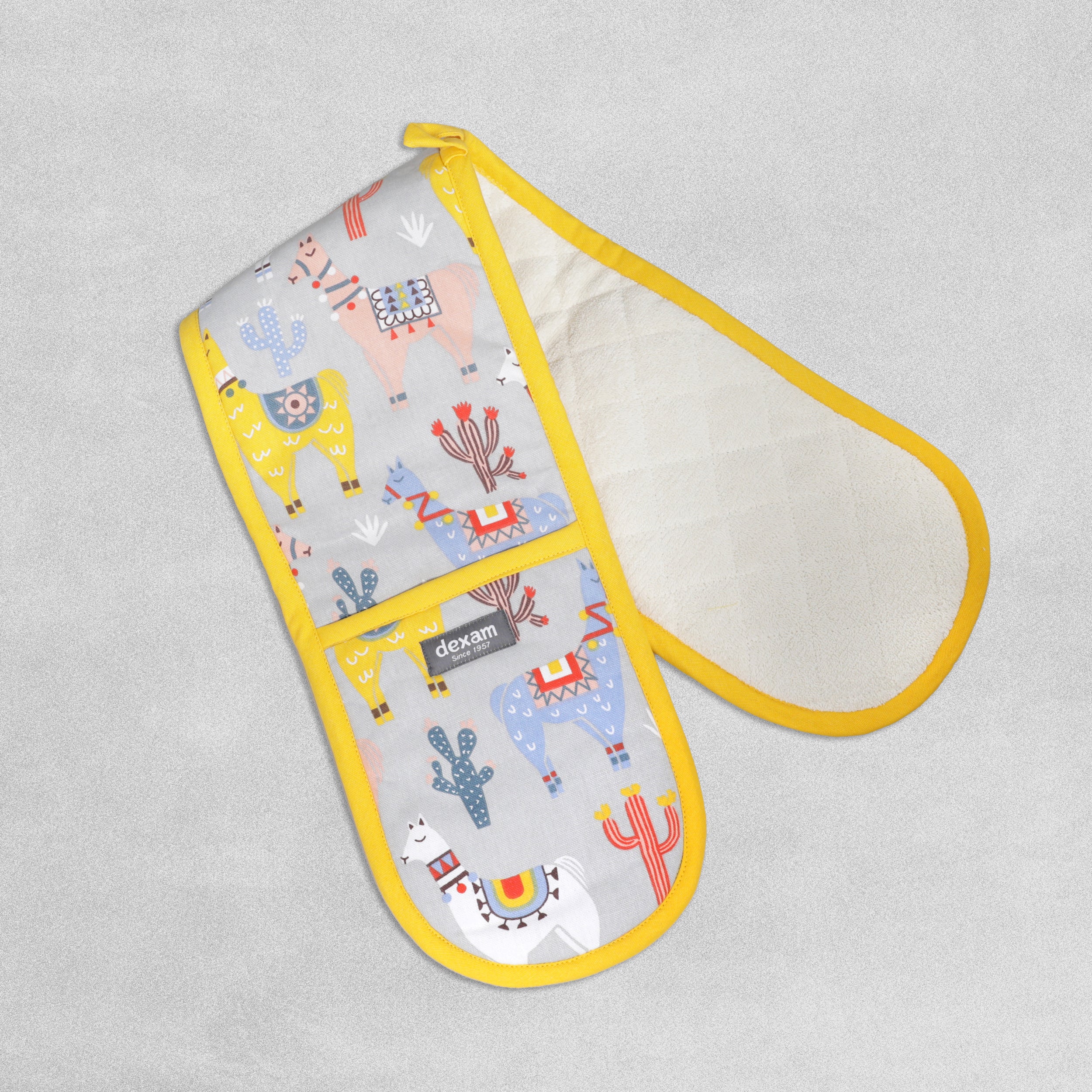 100% Cotton Double Oven Gloves - Various Designs