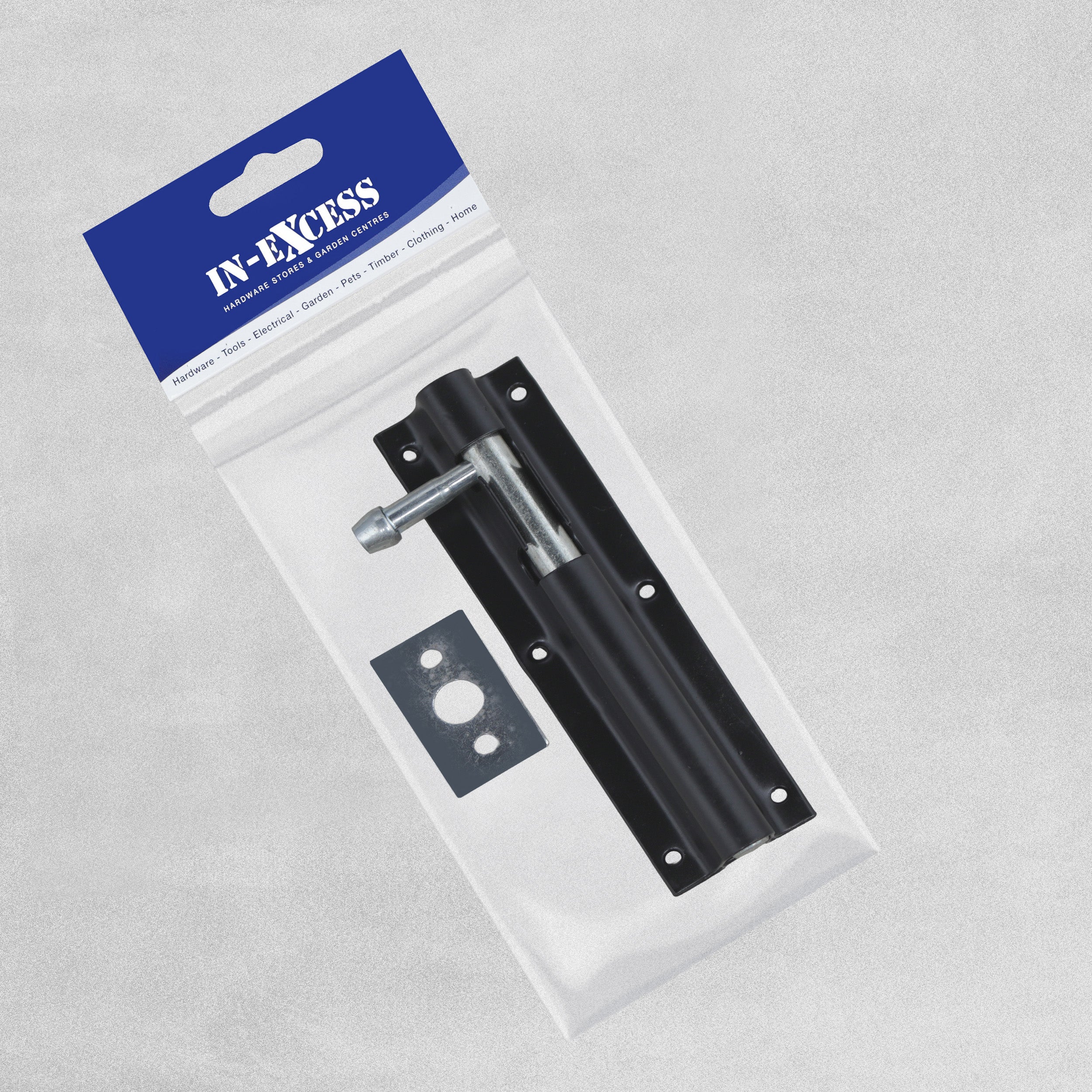High Dome Barrel Bolt 152mm Black Finish
