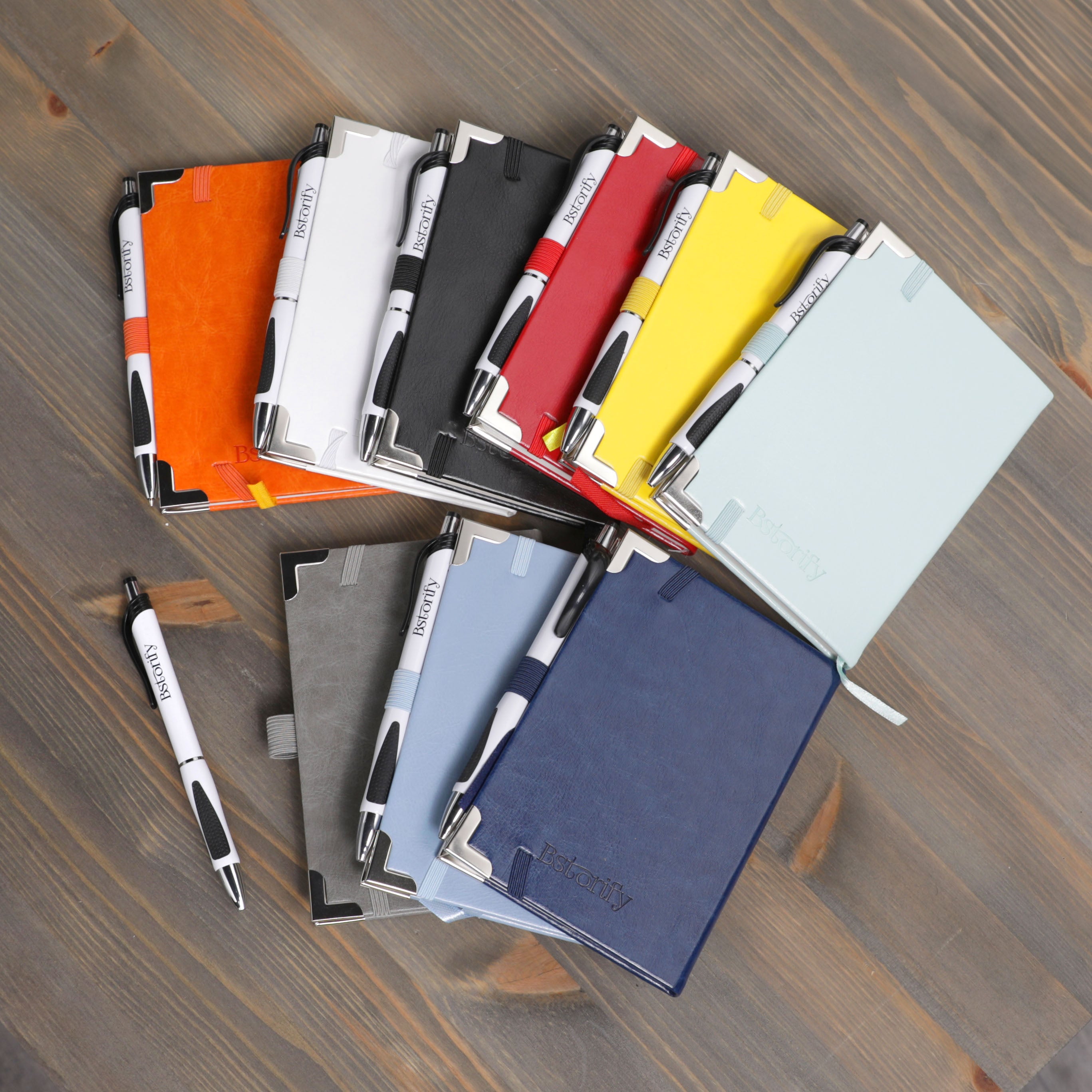 A6 Hard Cover Notebook with Pen Set