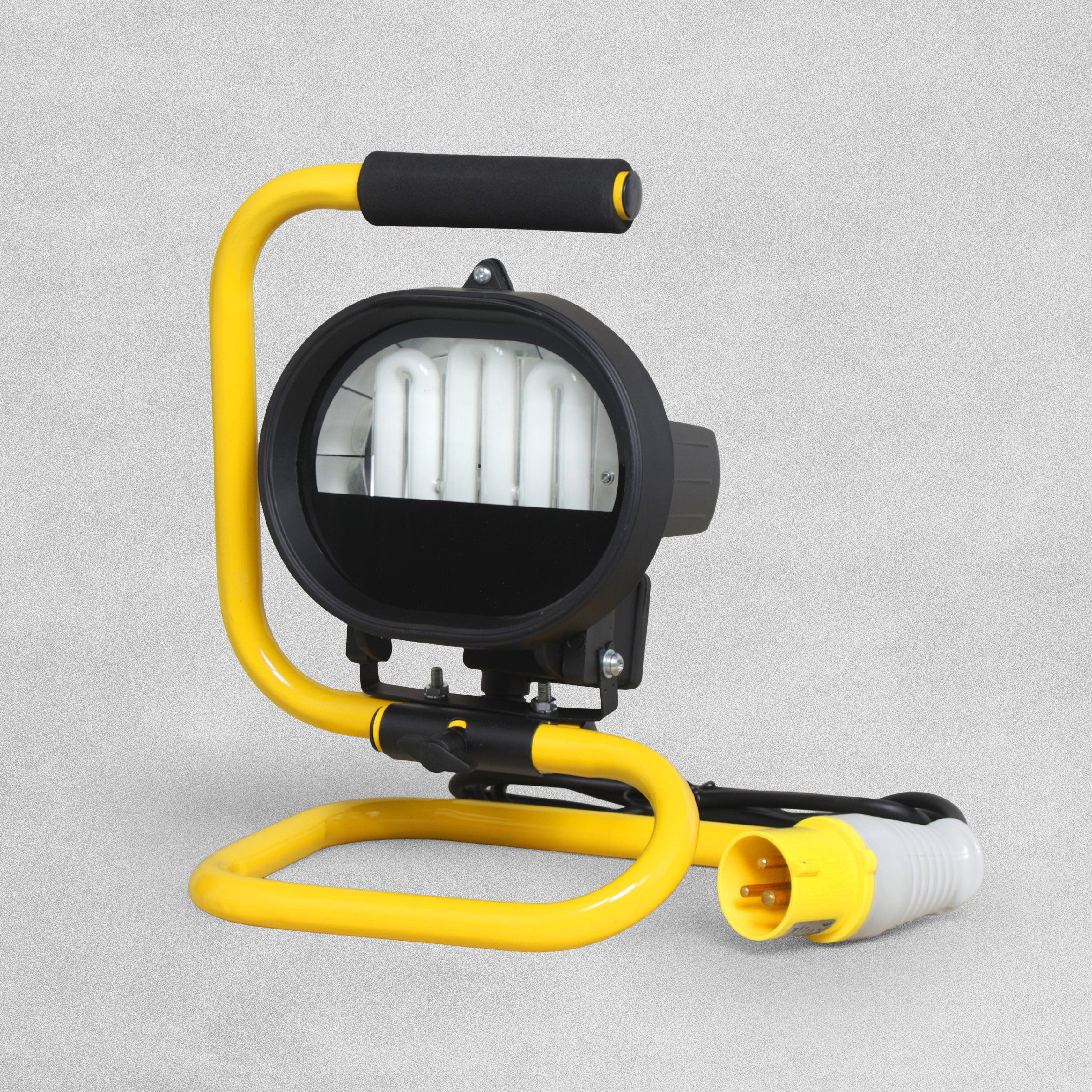 Defender Compact High Output Fluorescent Floor Worklight - 110V