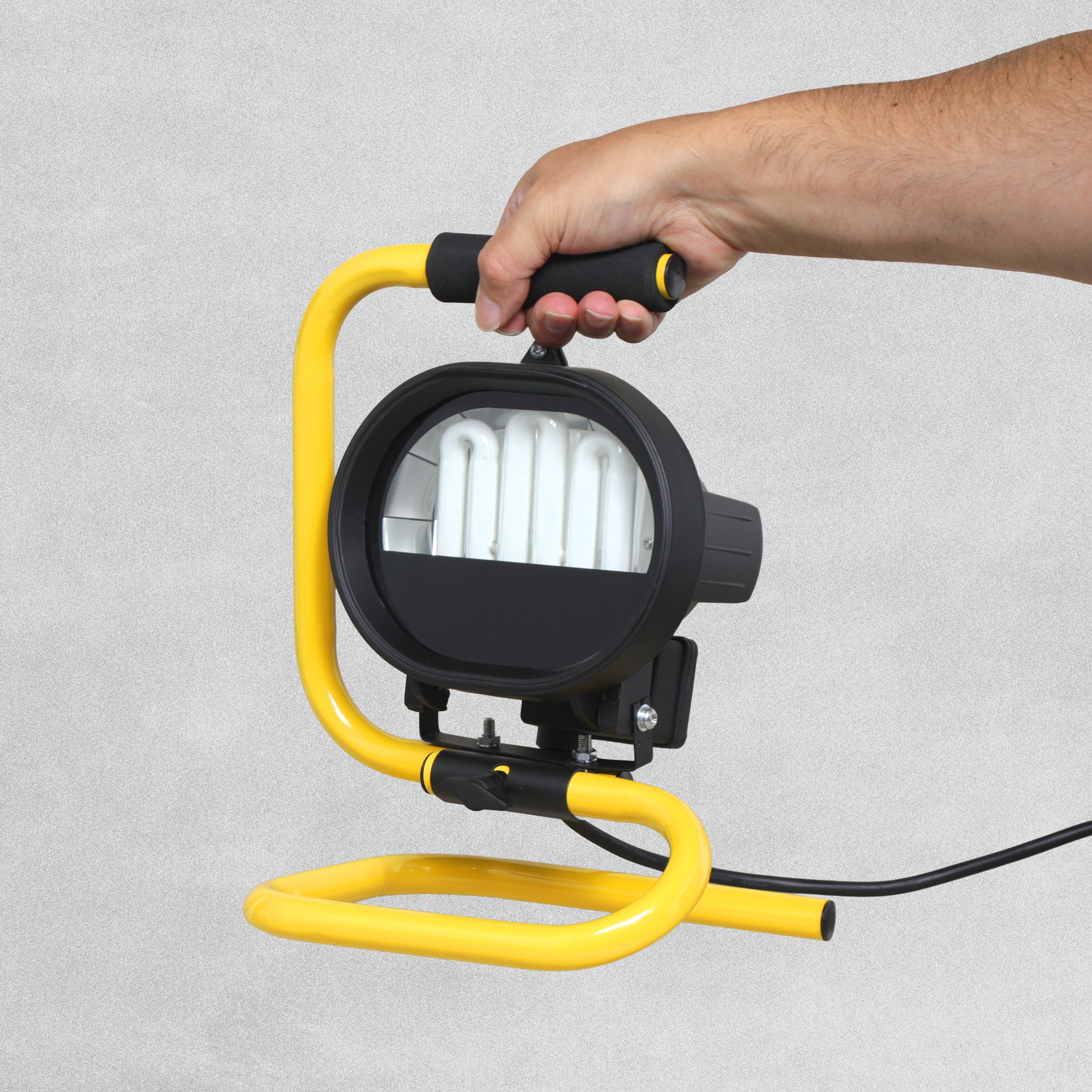 Defender Compact High Output Fluorescent Floor Worklight - 110V