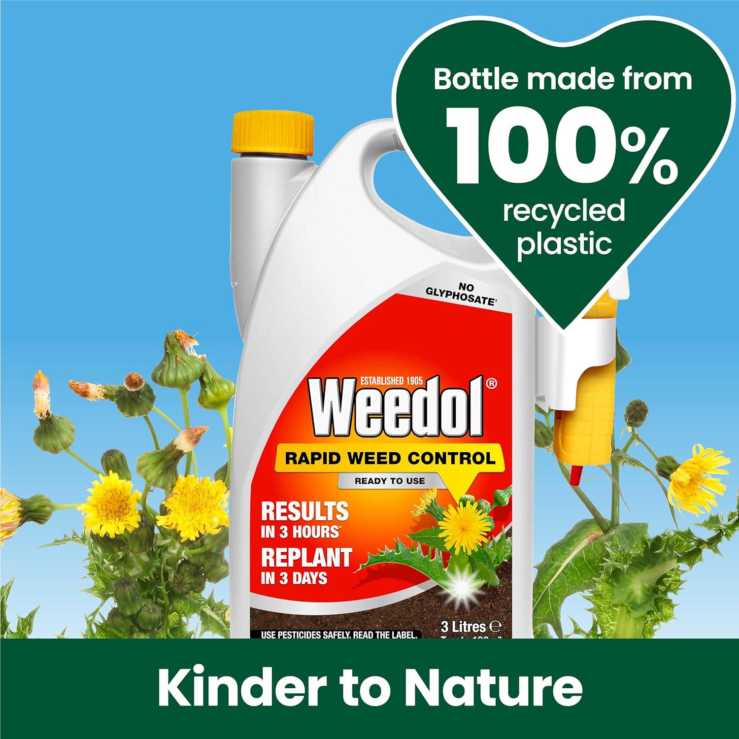 Weedol Rapid Weed Control Ready to Use 3L