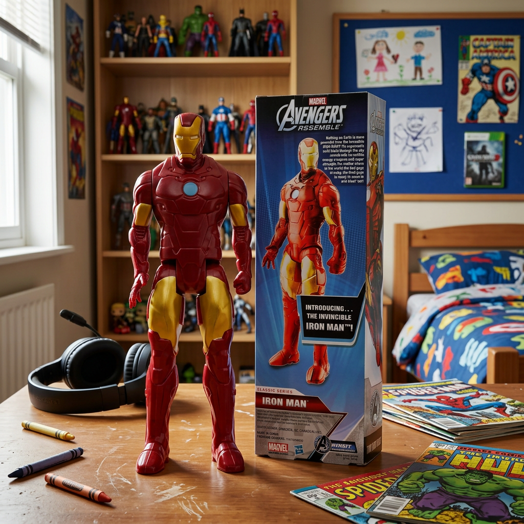Marvel Avengers Assemble Iron Man Titan Hero Classic Series Action Figure