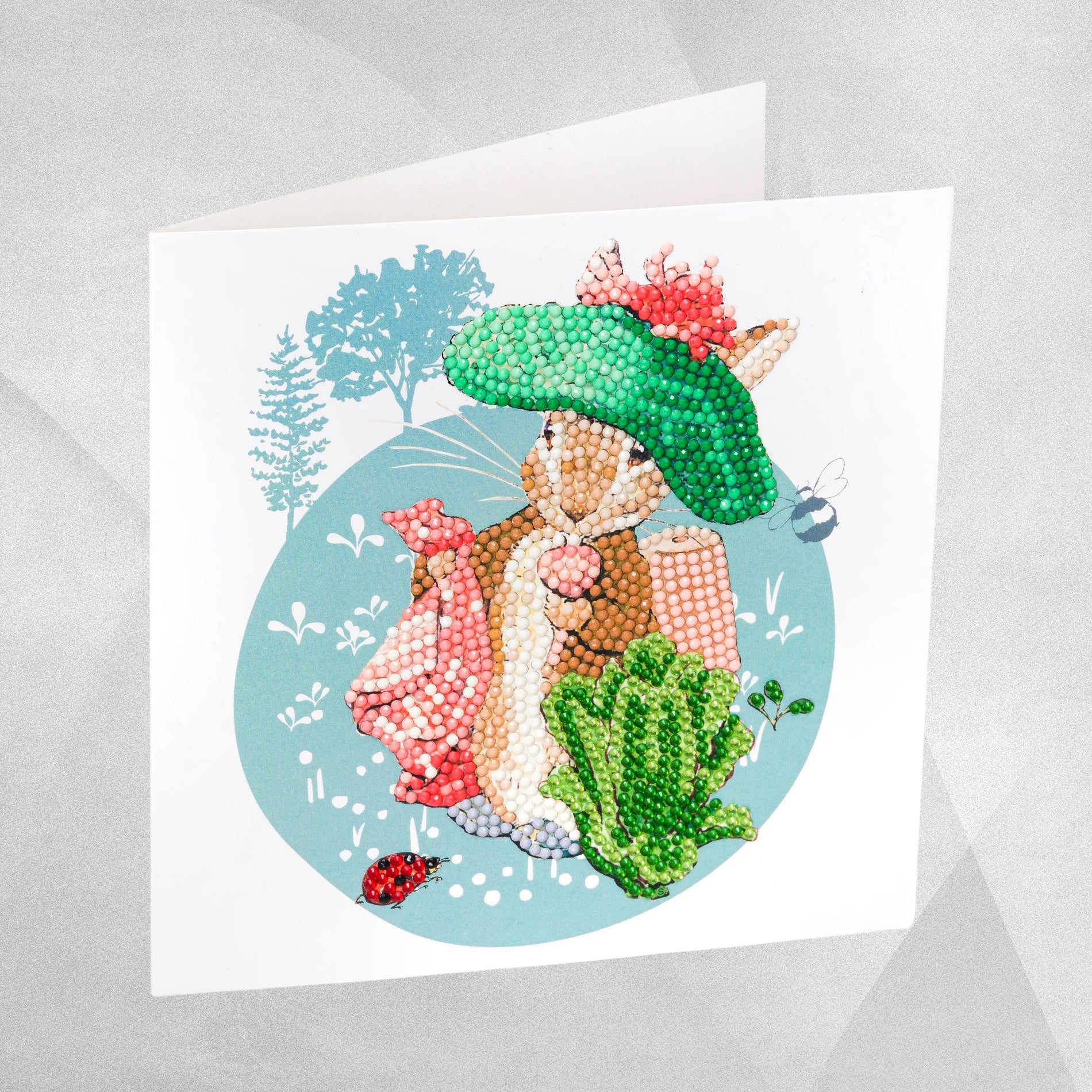 Craft Buddy Beatrix Potter  18x18cm Crystal Art Card- various characters