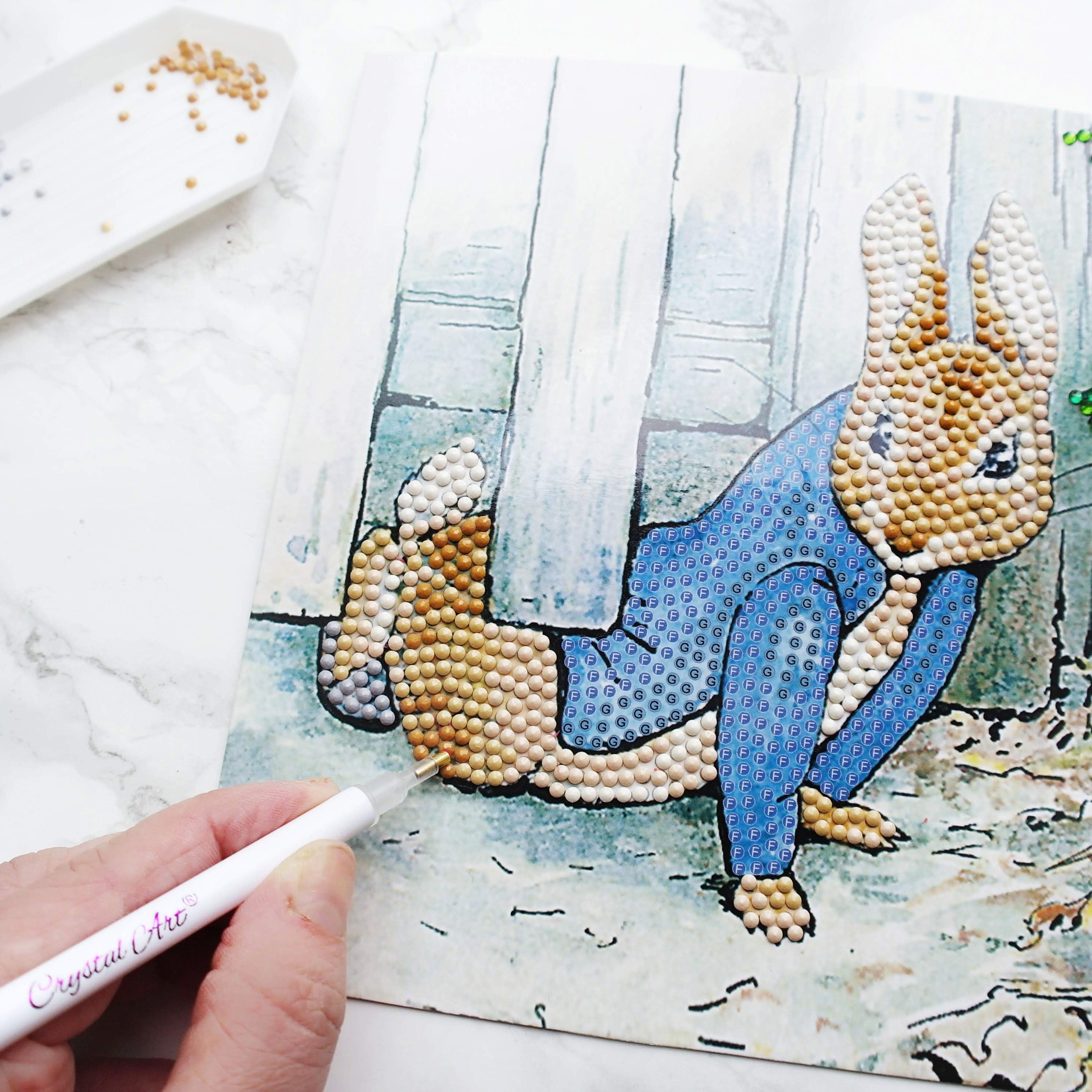 Craft Buddy Beatrix Potter  18x18cm Crystal Art Card- various characters